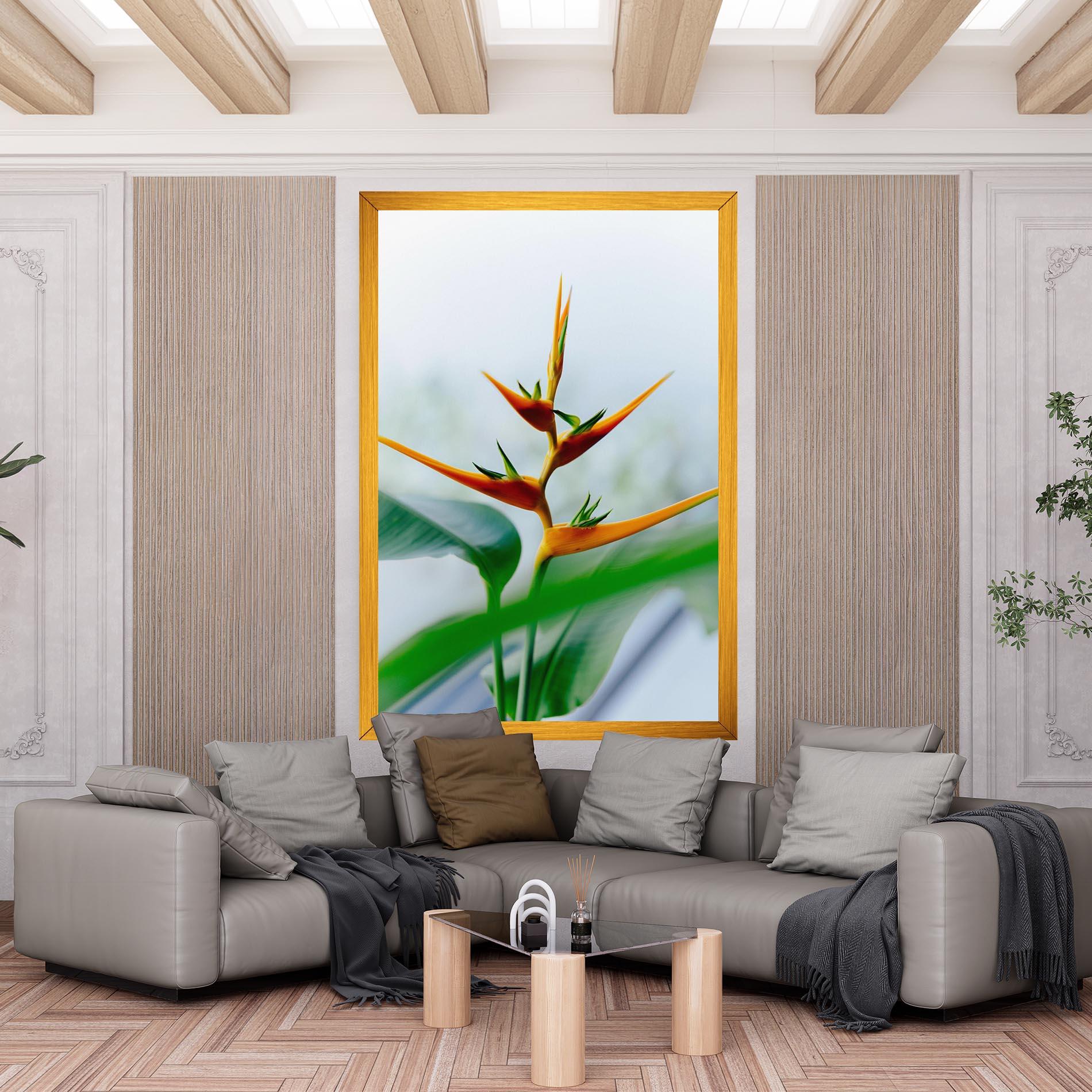 Tablou Canvas Exotic Orange Green mockup 6