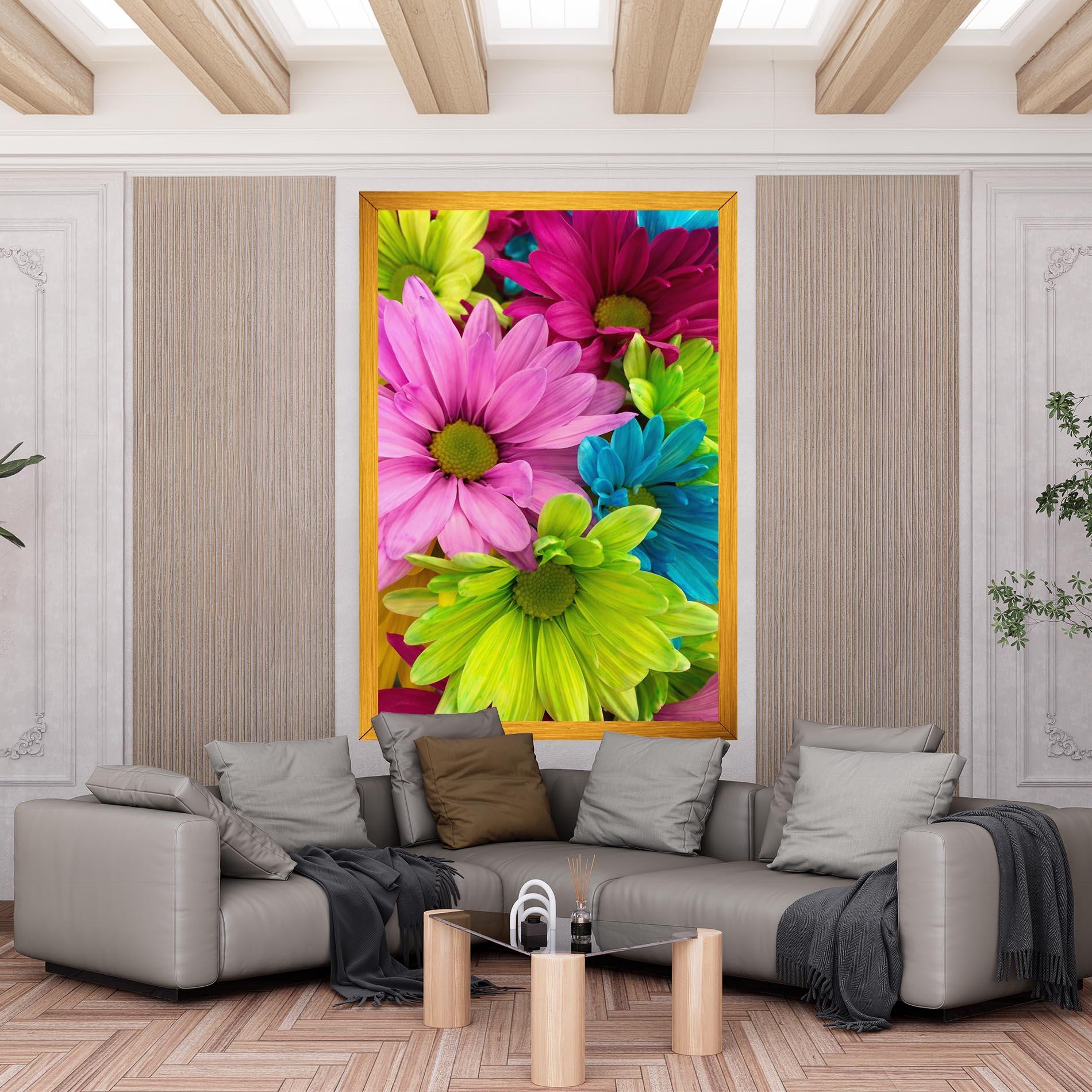 Tablou Canvas Three Shades Of Flower mockup 6