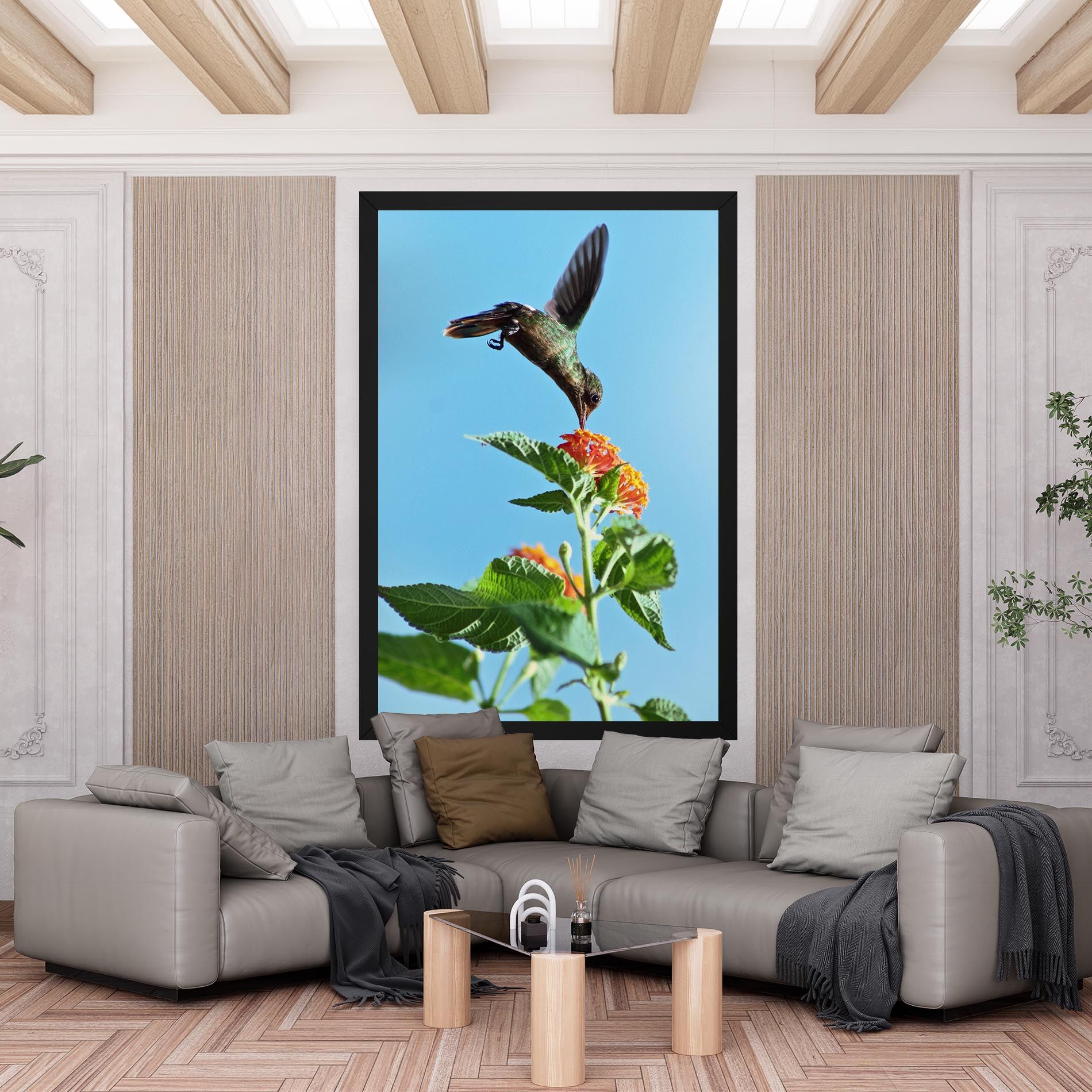 Bird Exotic Flower mockup 6
