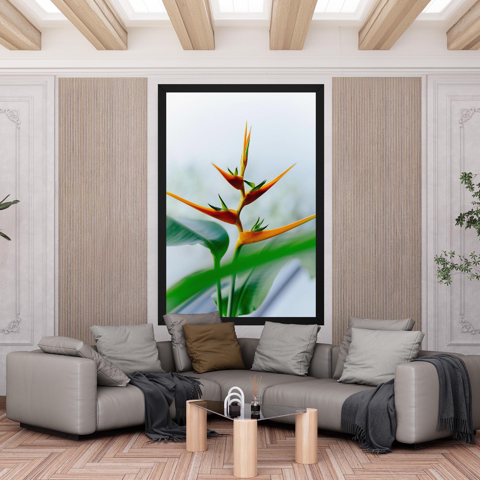 Tablou Canvas Exotic Orange Green mockup 6