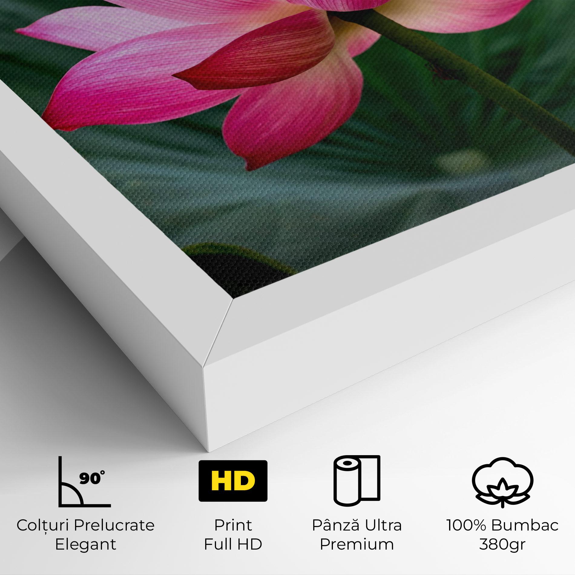 Tablou Canvas Beautiful Pink Exotic mockup 4
