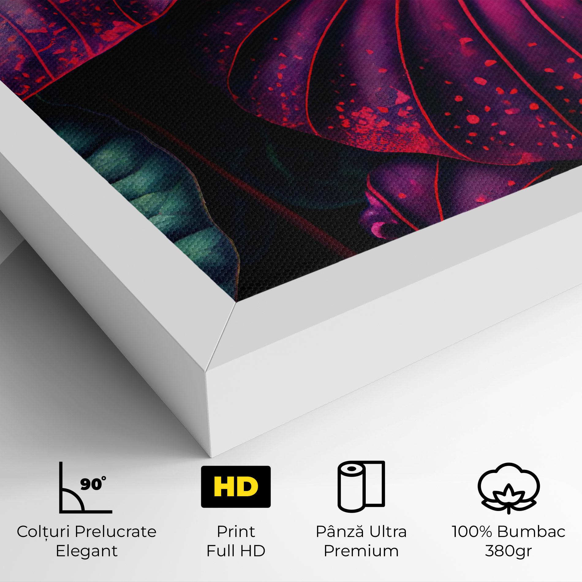 Tablou Canvas Big Purple Exotic mockup 4