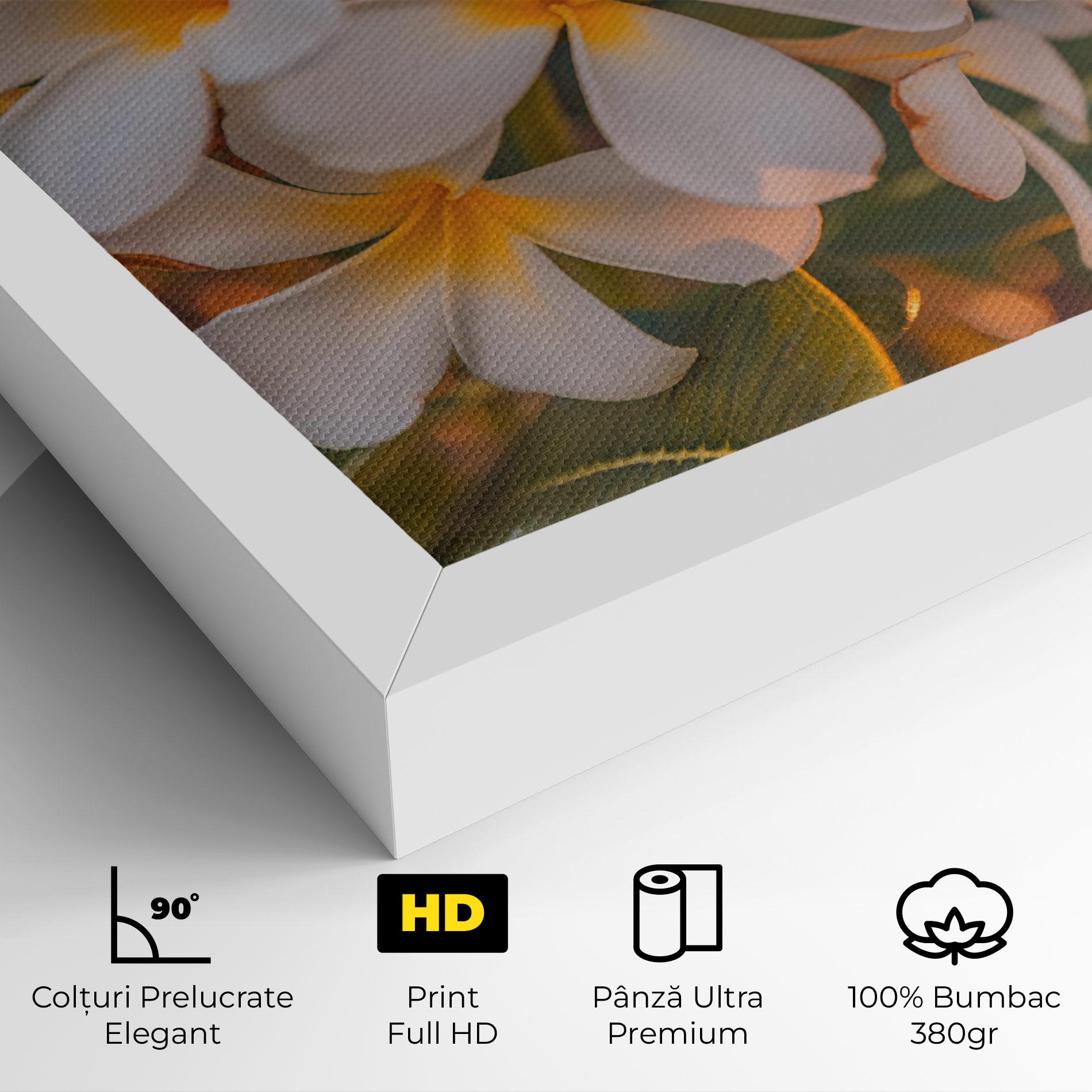 Tablou Canvas White Plumeria mockup 4