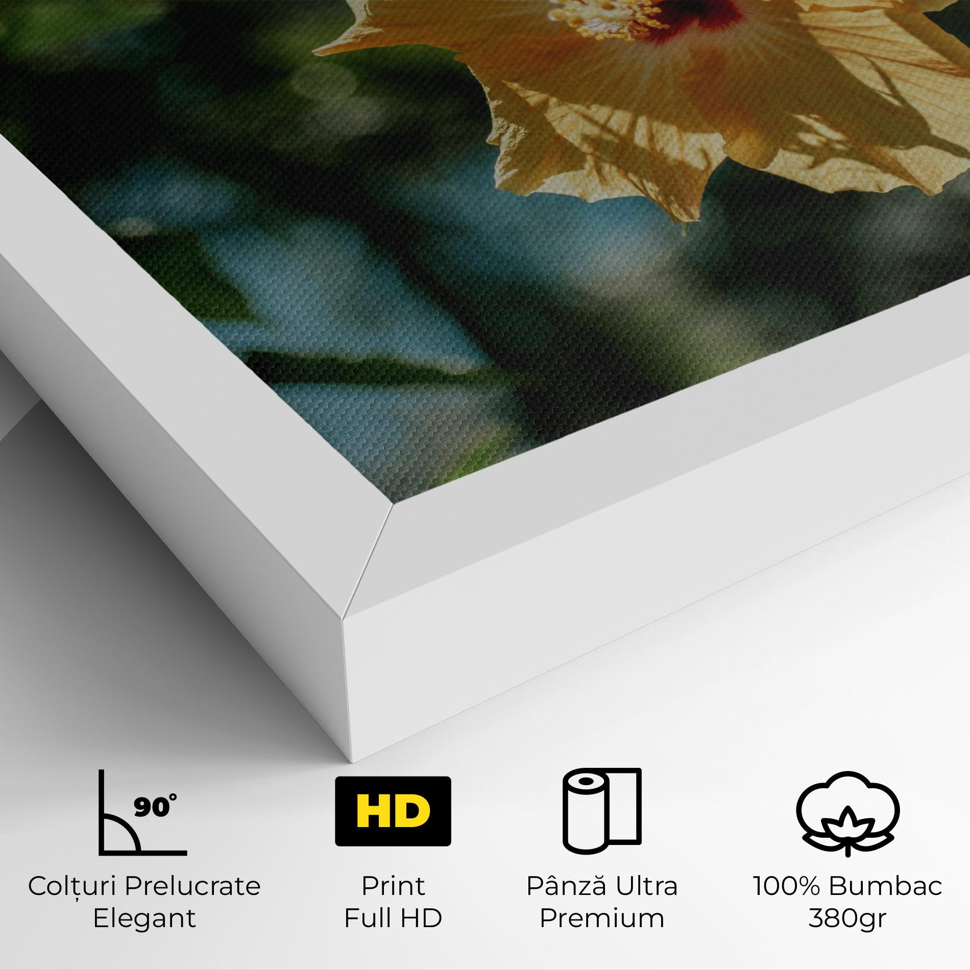 Tablou Canvas Yellow Pretty Exotic mockup 4