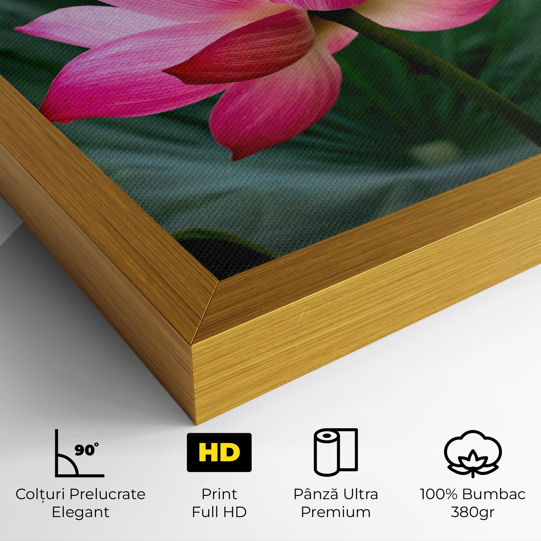 Tablou Canvas Beautiful Pink Exotic mockup 4