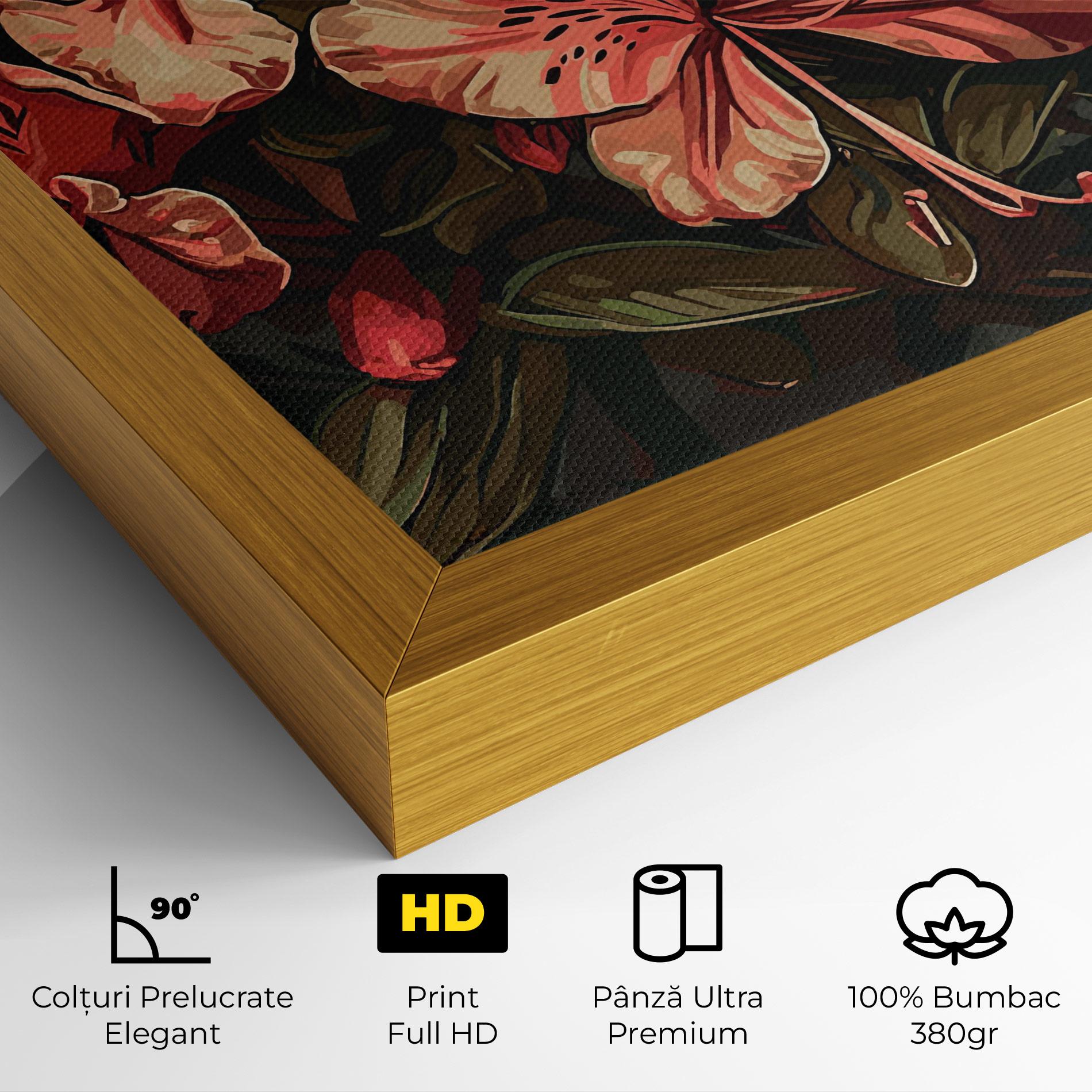 Tablou Canvas Cream Exotic Art mockup 4