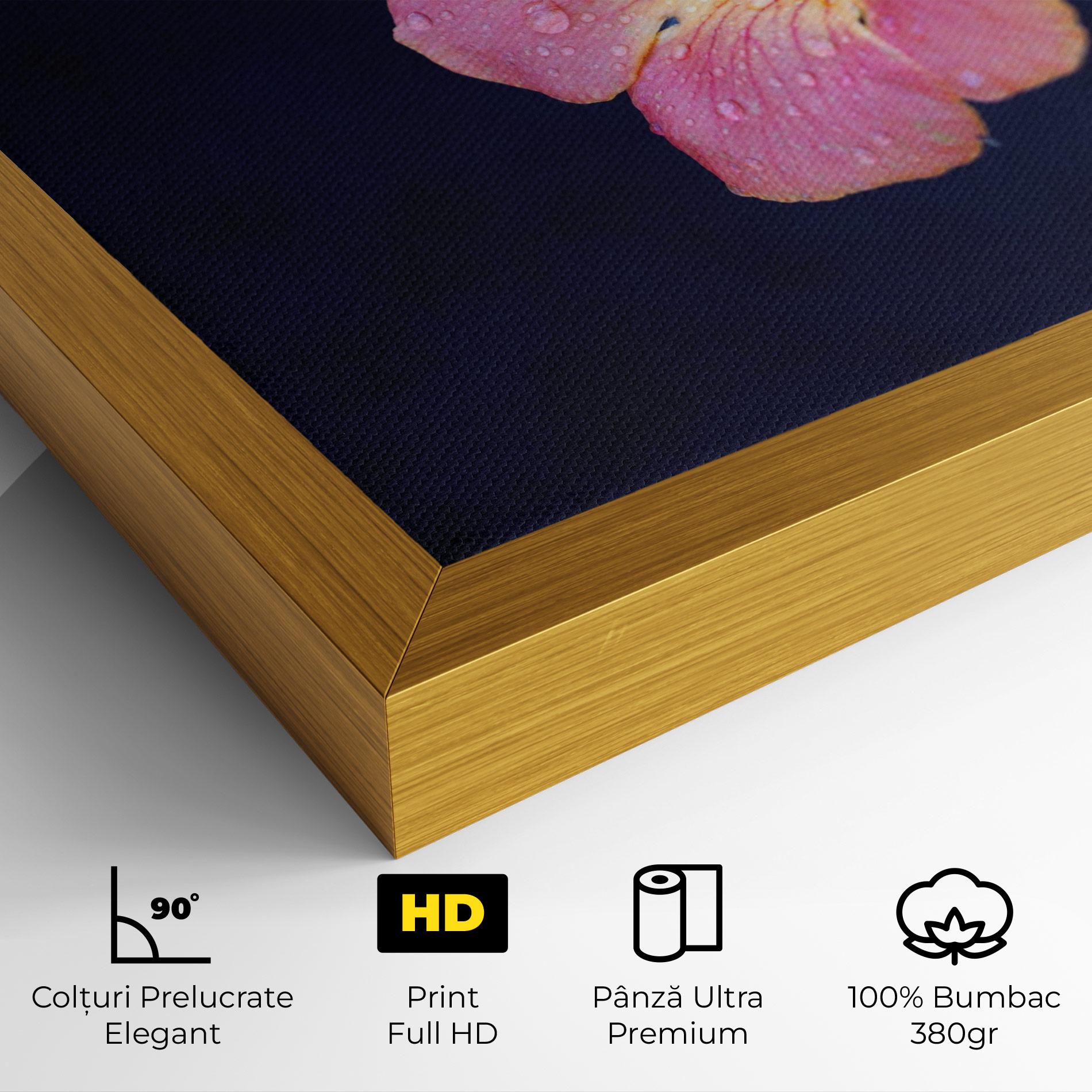 Tablou Canvas Exotic Pink Plant mockup 4