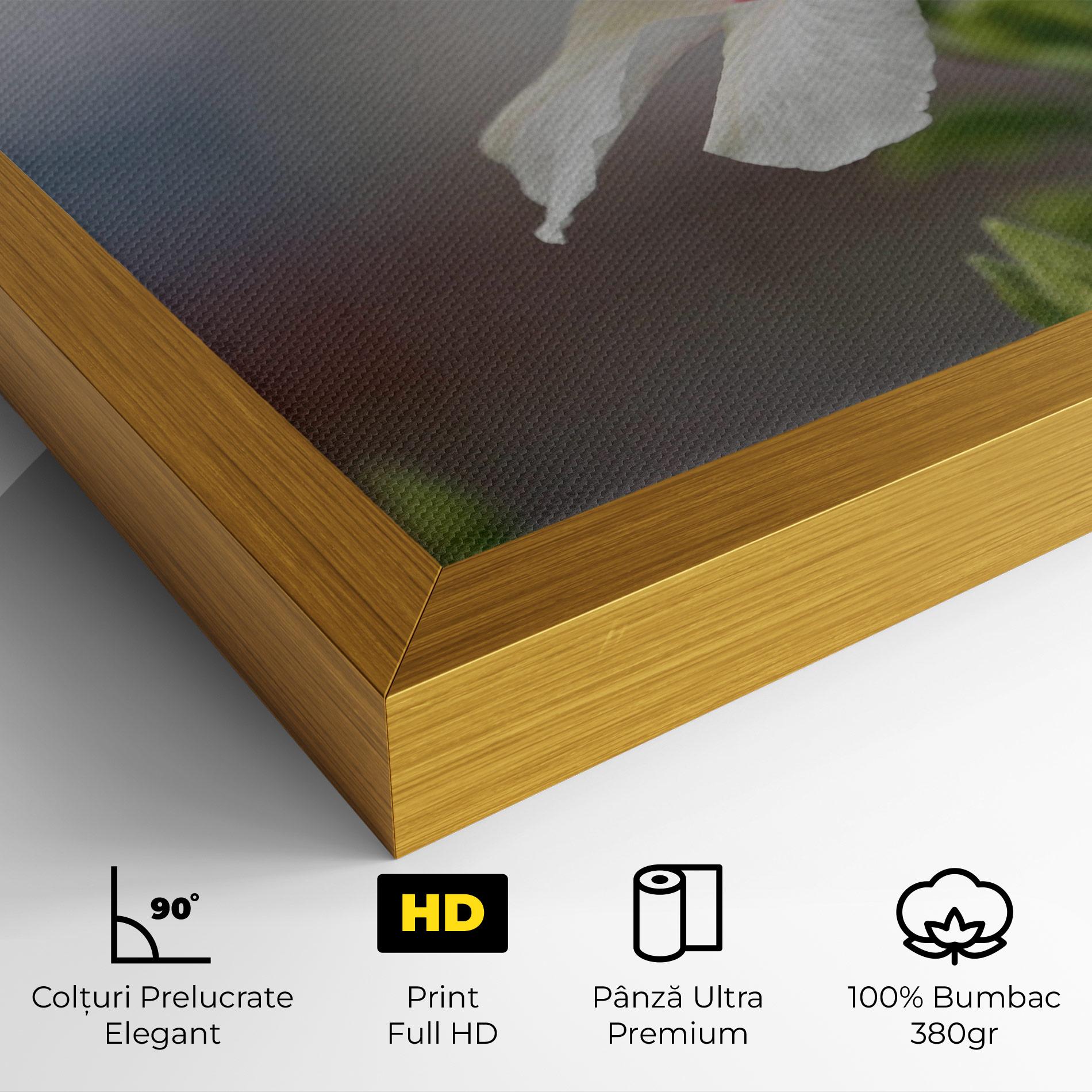 Tablou Canvas Exotic White Flower mockup 4