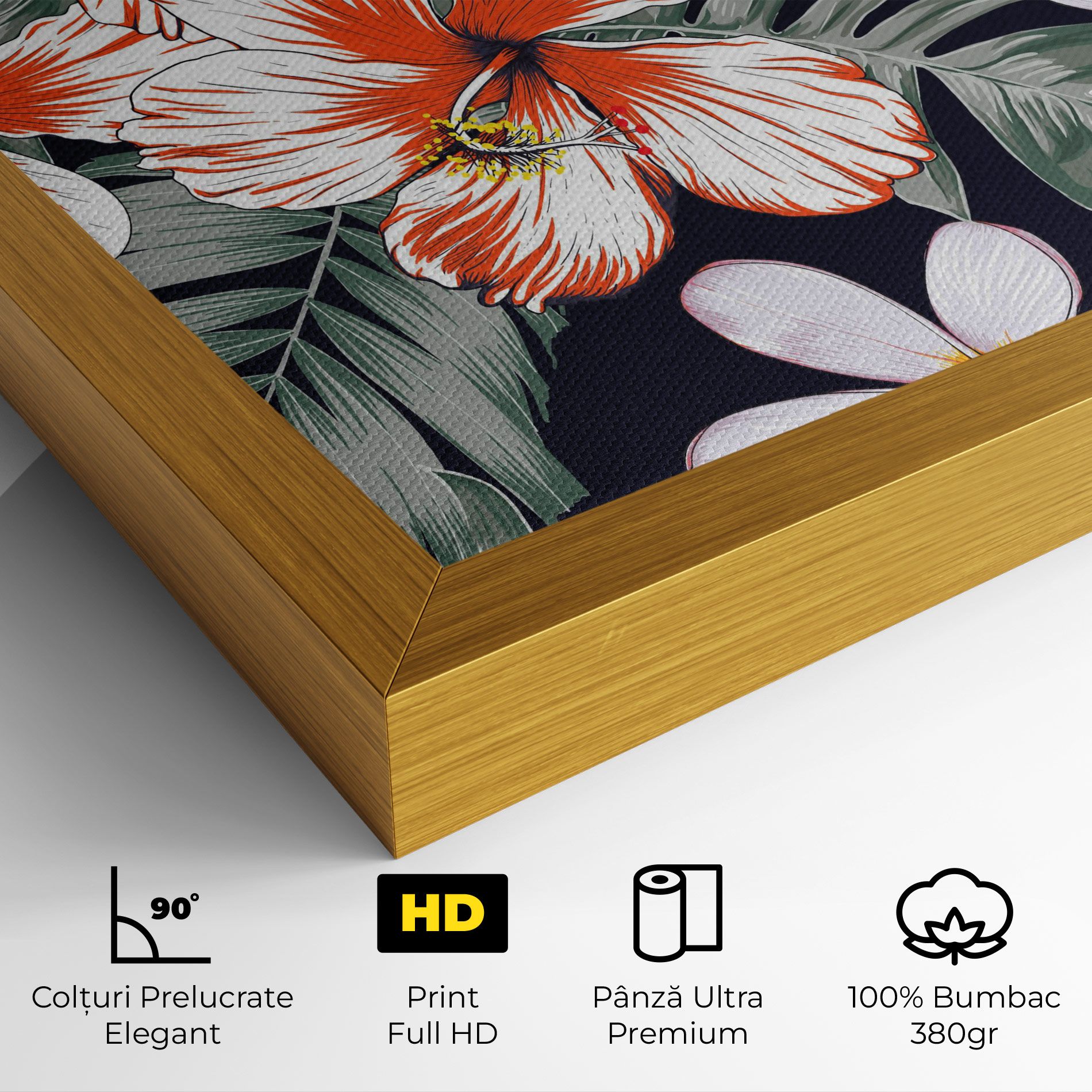 Orange White Exotic mockup 4