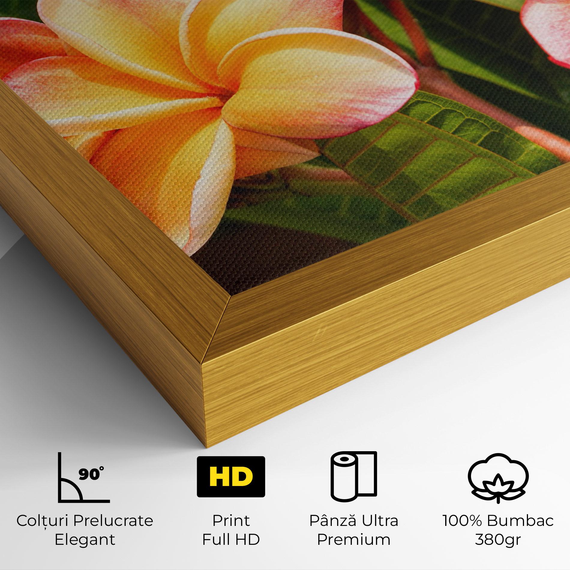 Tablou Canvas Pretty Plumeria mockup 4