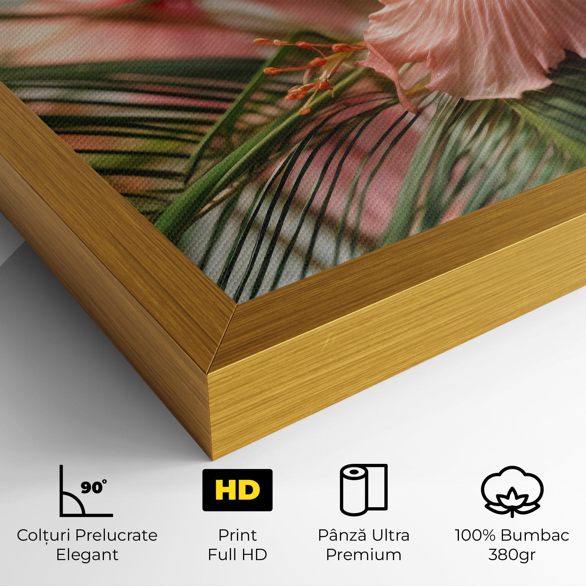 Tablou Canvas Sunset Exotic Flower mockup 4