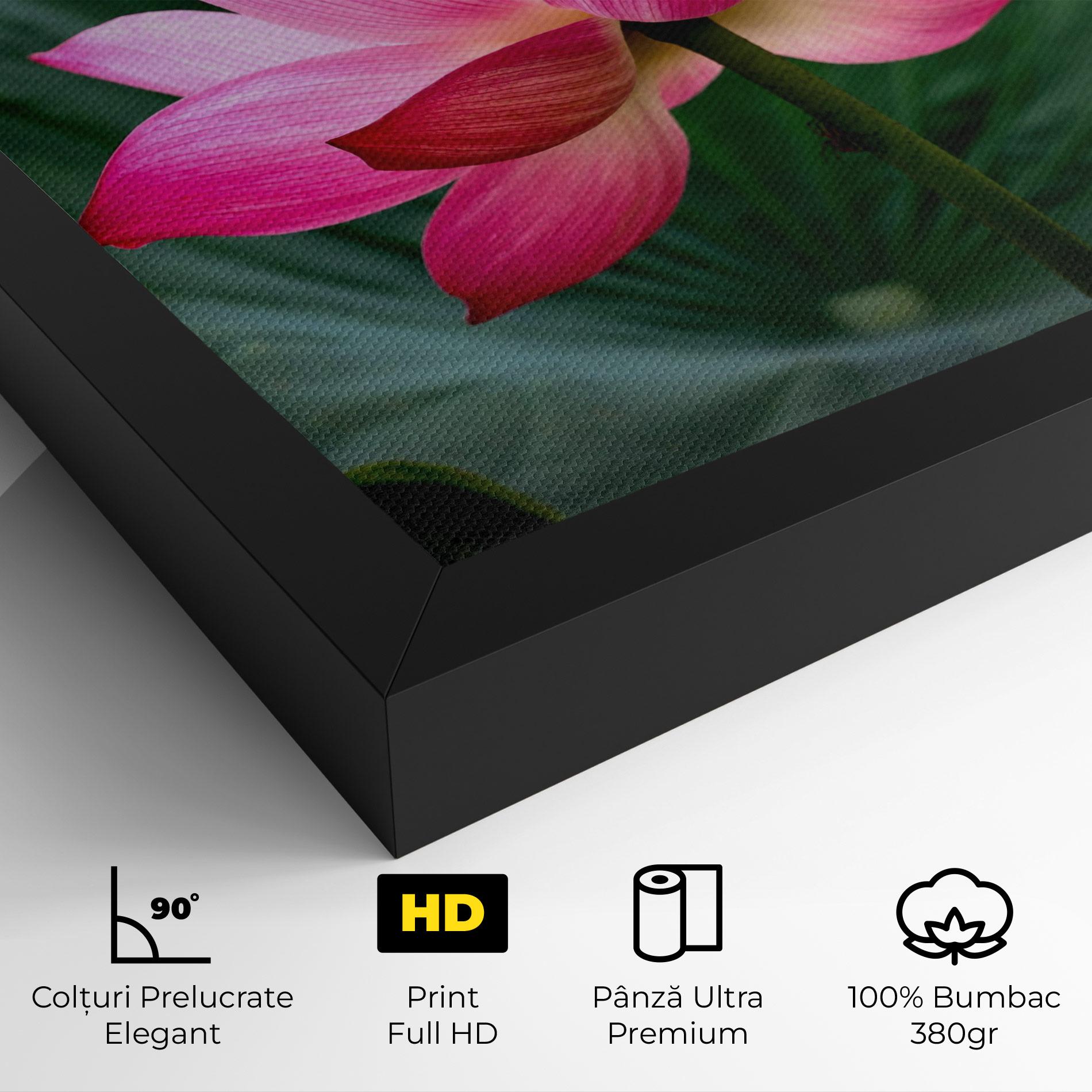 Tablou Canvas Beautiful Pink Exotic mockup 4