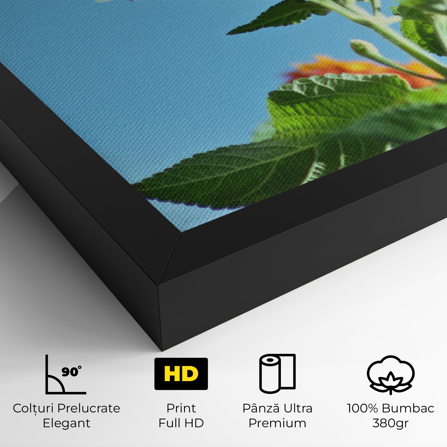 Bird Exotic Flower mockup 4