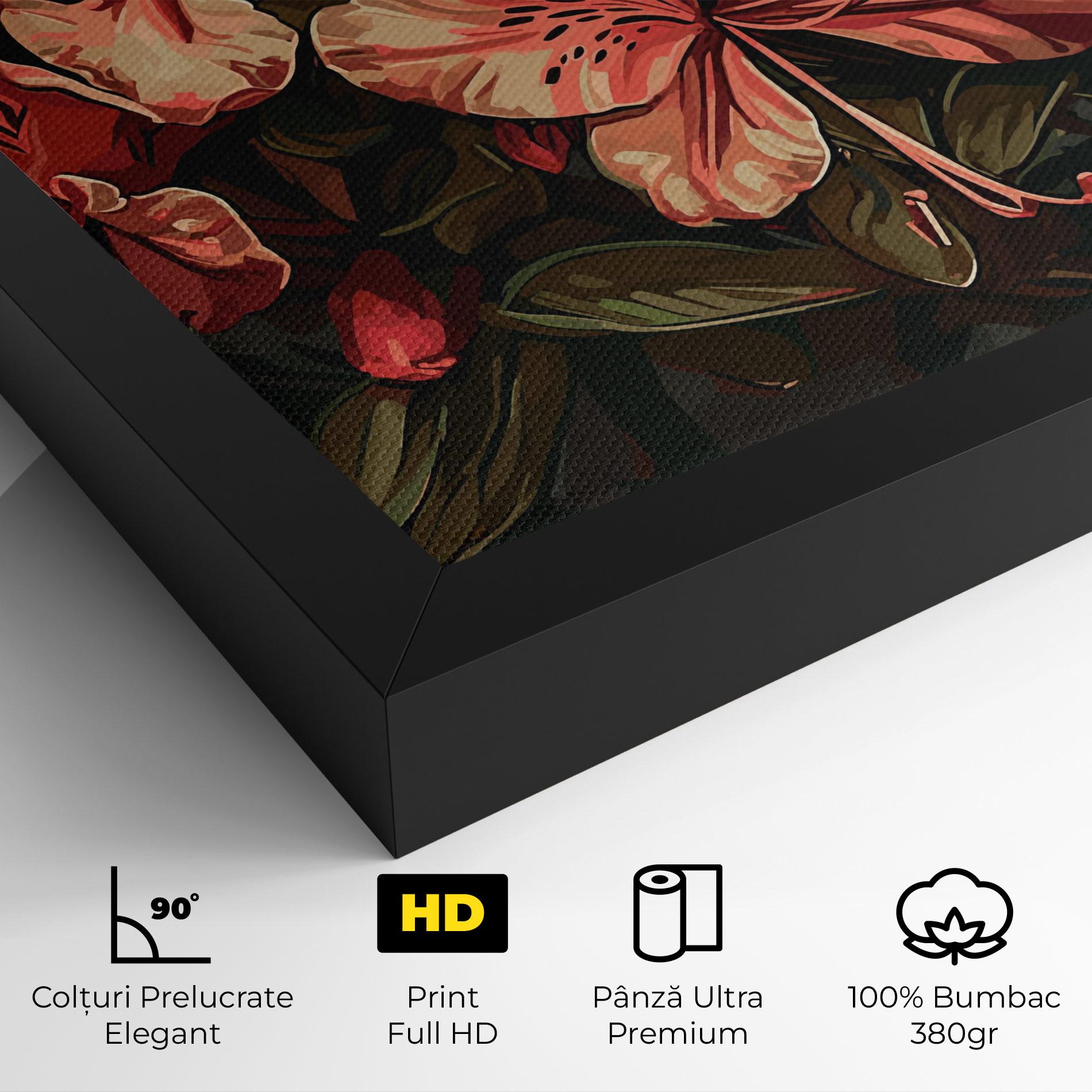 Tablou Canvas Cream Exotic Art mockup 4