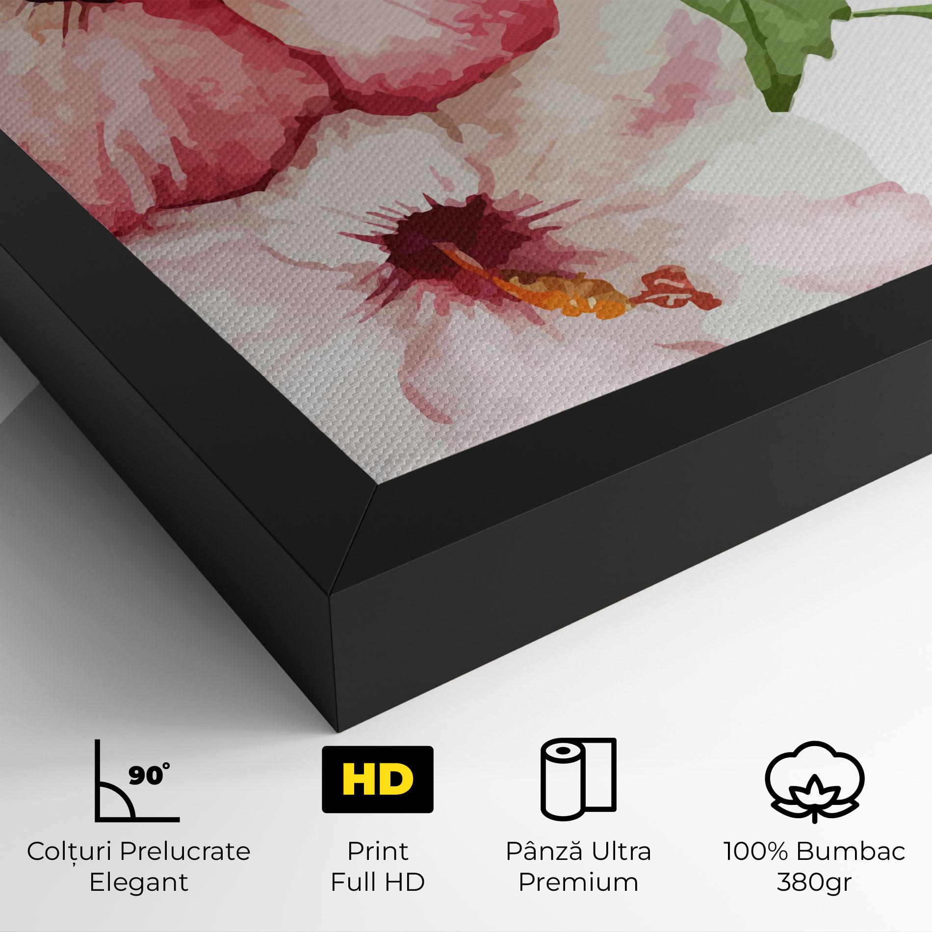Tablou Canvas Exotic Flower Paint mockup 4