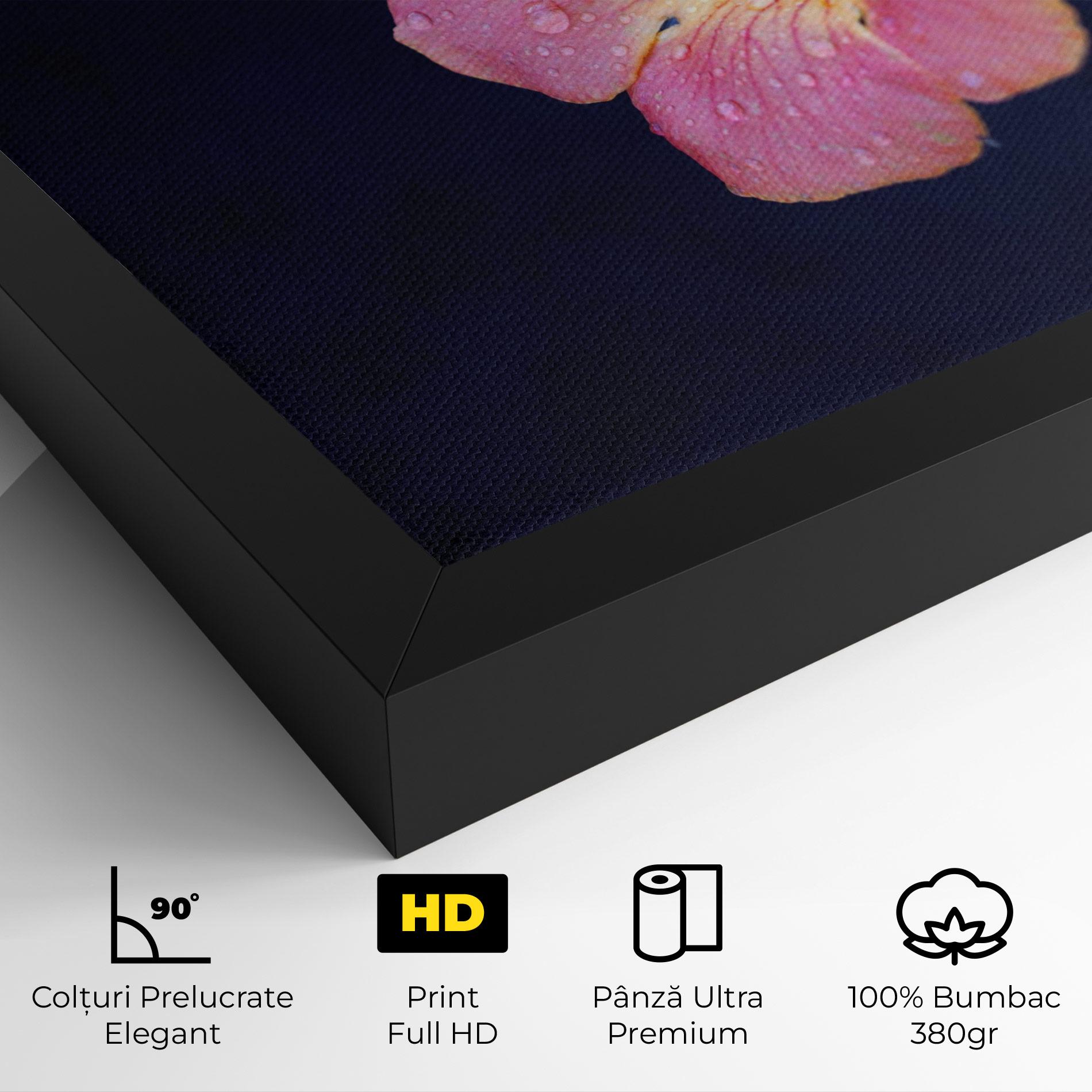 Tablou Canvas Exotic Pink Plant mockup 4