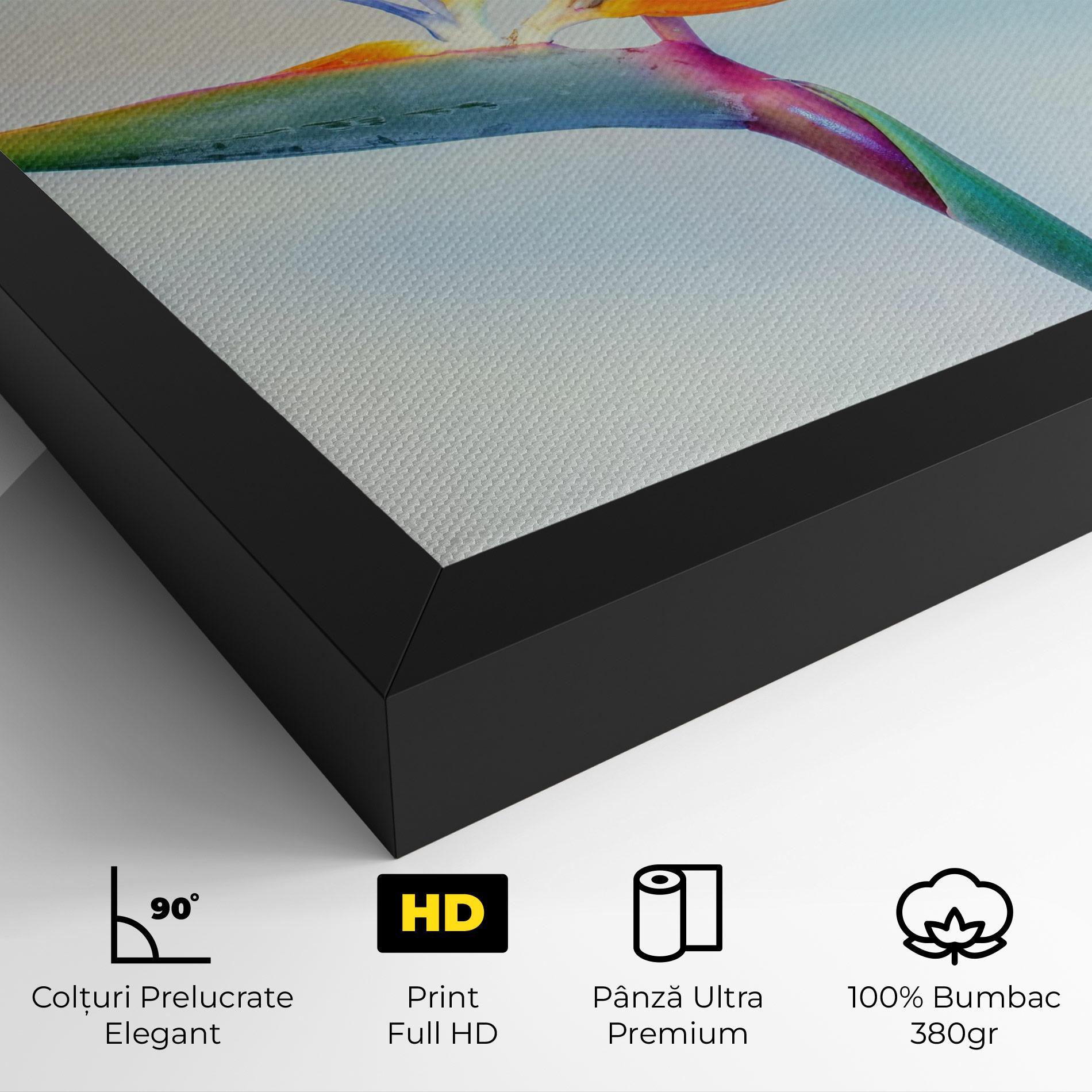 Tablou Canvas Green Orange Exotic mockup 4