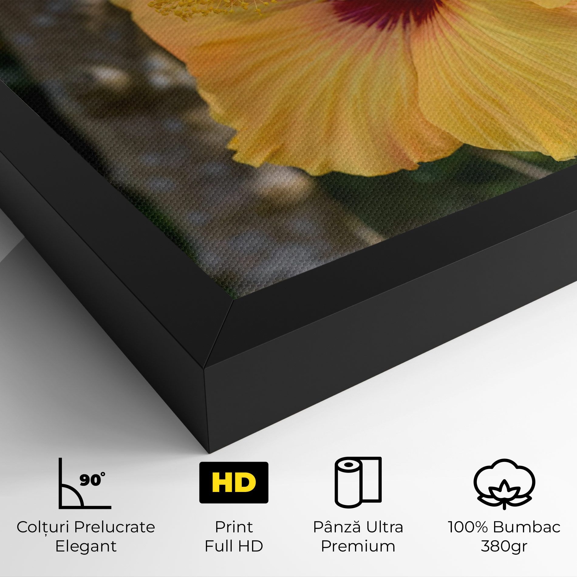Yellow Hibiscus mockup 4