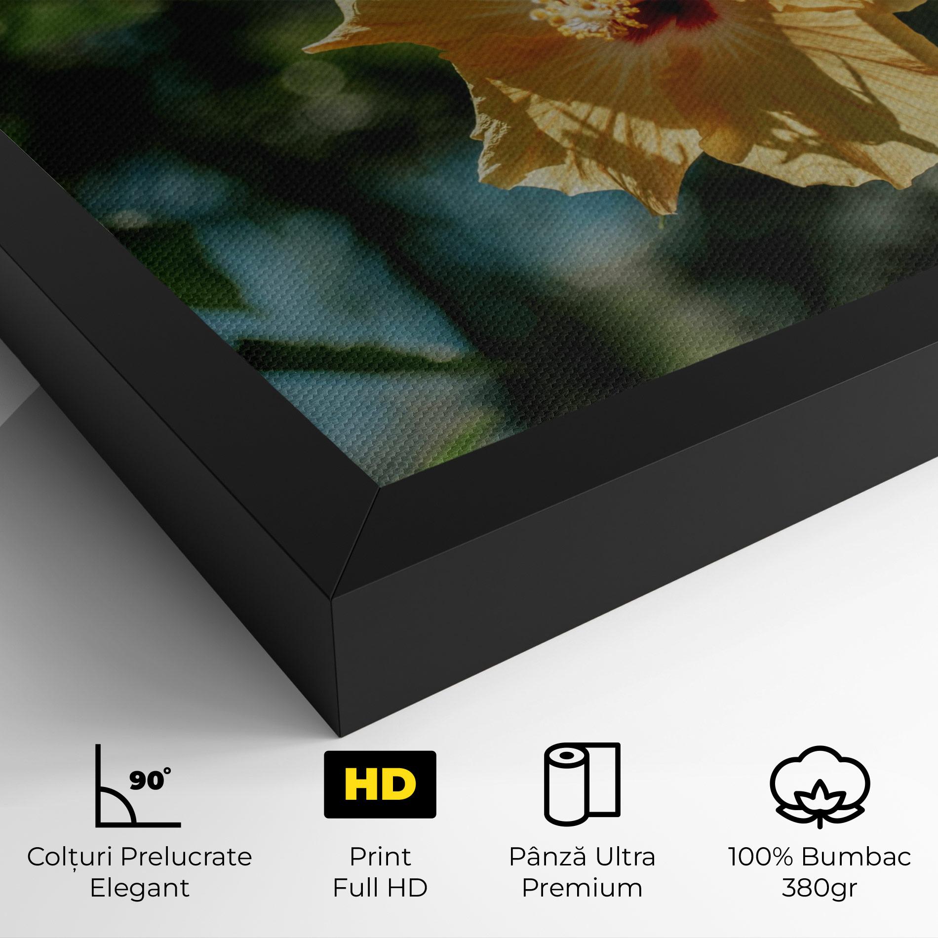 Tablou Canvas Yellow Pretty Exotic mockup 4