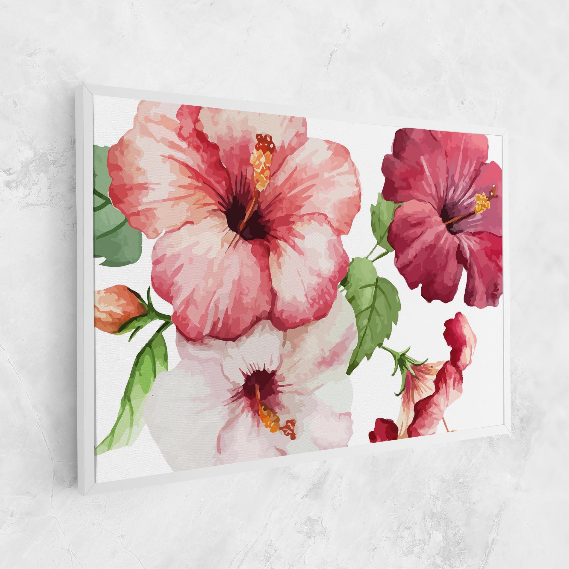Tablou Canvas Exotic Flower Paint mockup 1