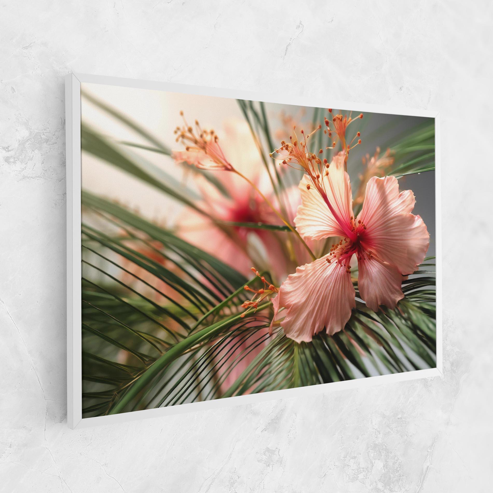 Tablou Canvas Sunset Exotic Flower mockup 1