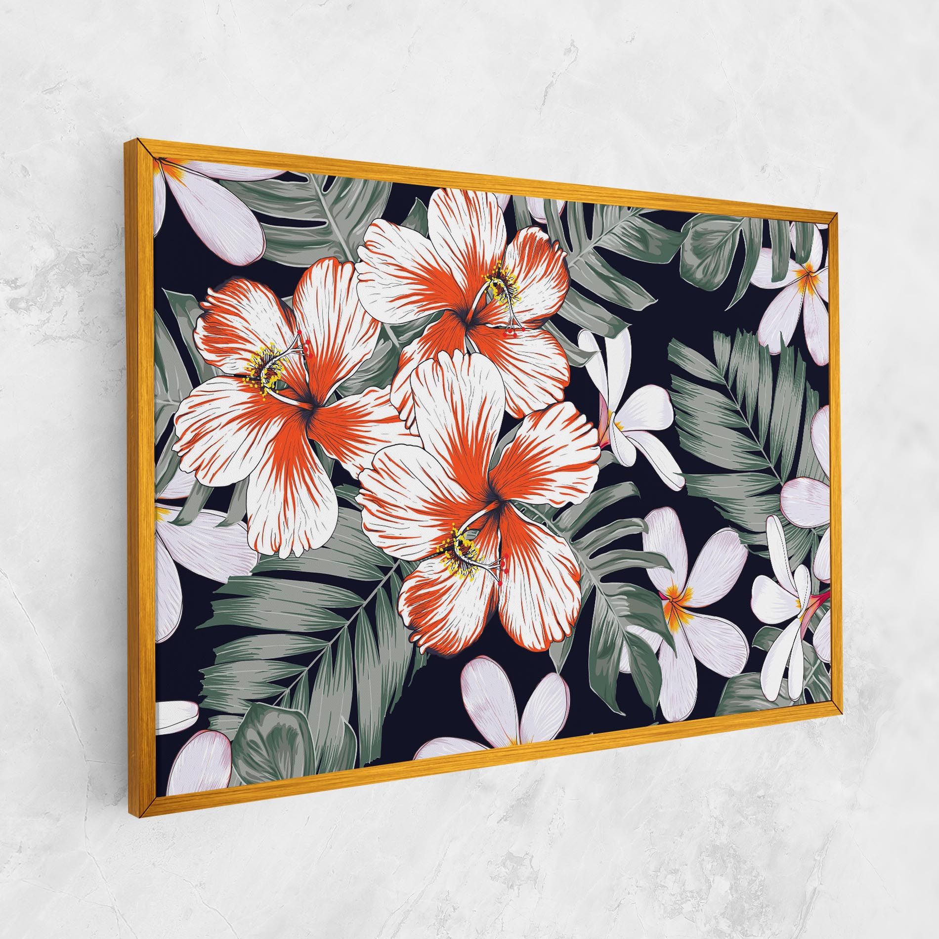 Orange White Exotic mockup 1