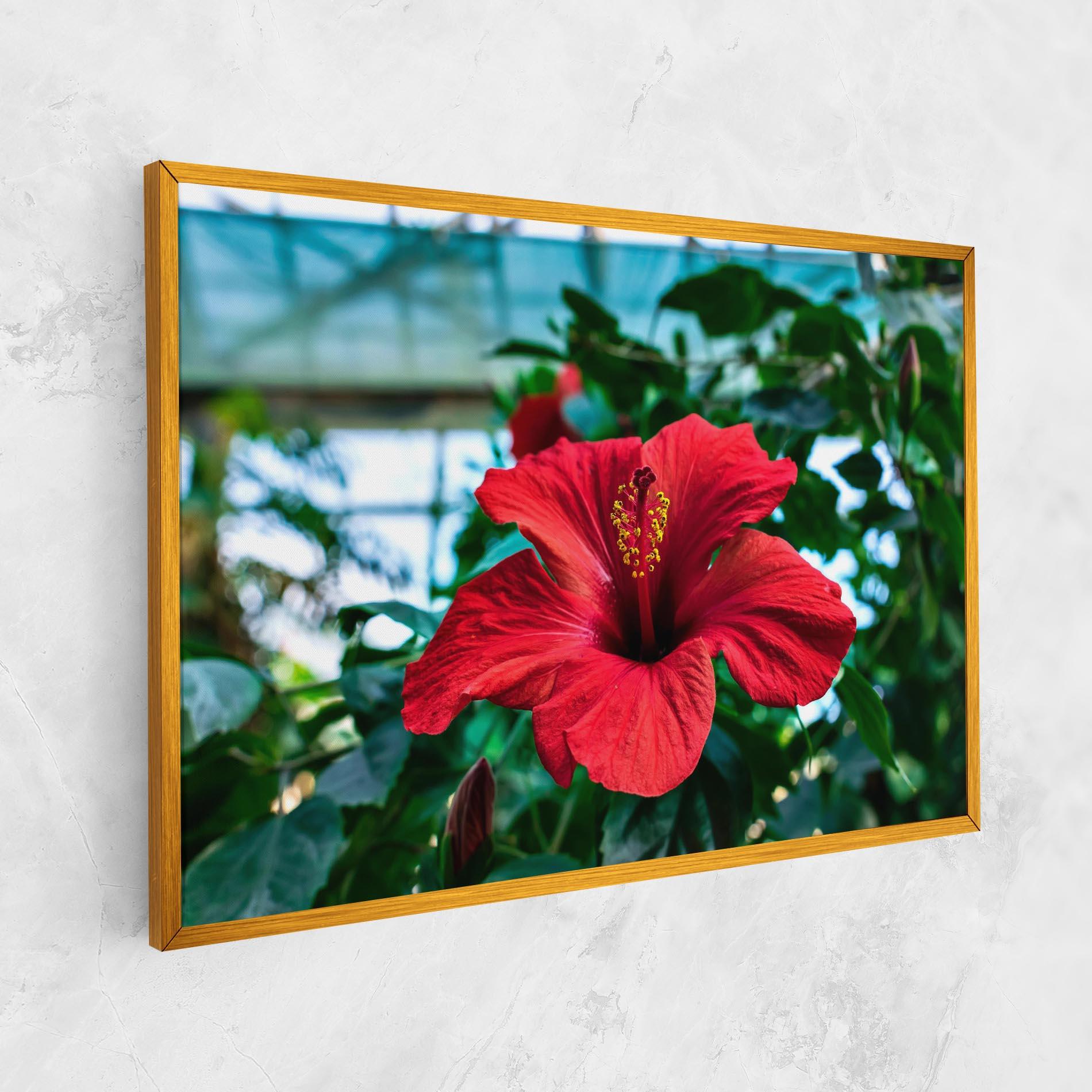 Tablou Canvas Red Exotic Plant mockup 1