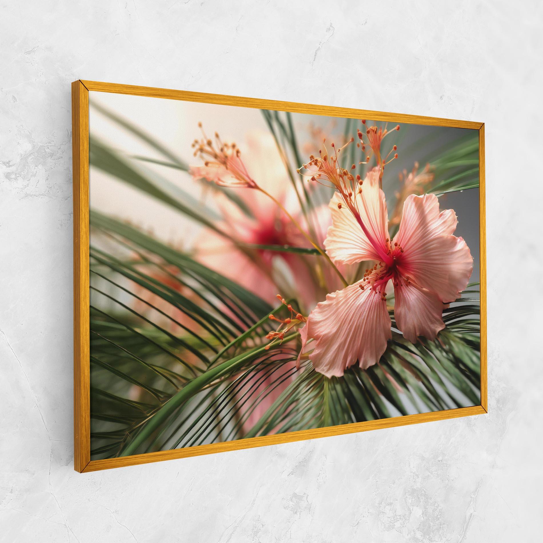 Tablou Canvas Sunset Exotic Flower mockup 1