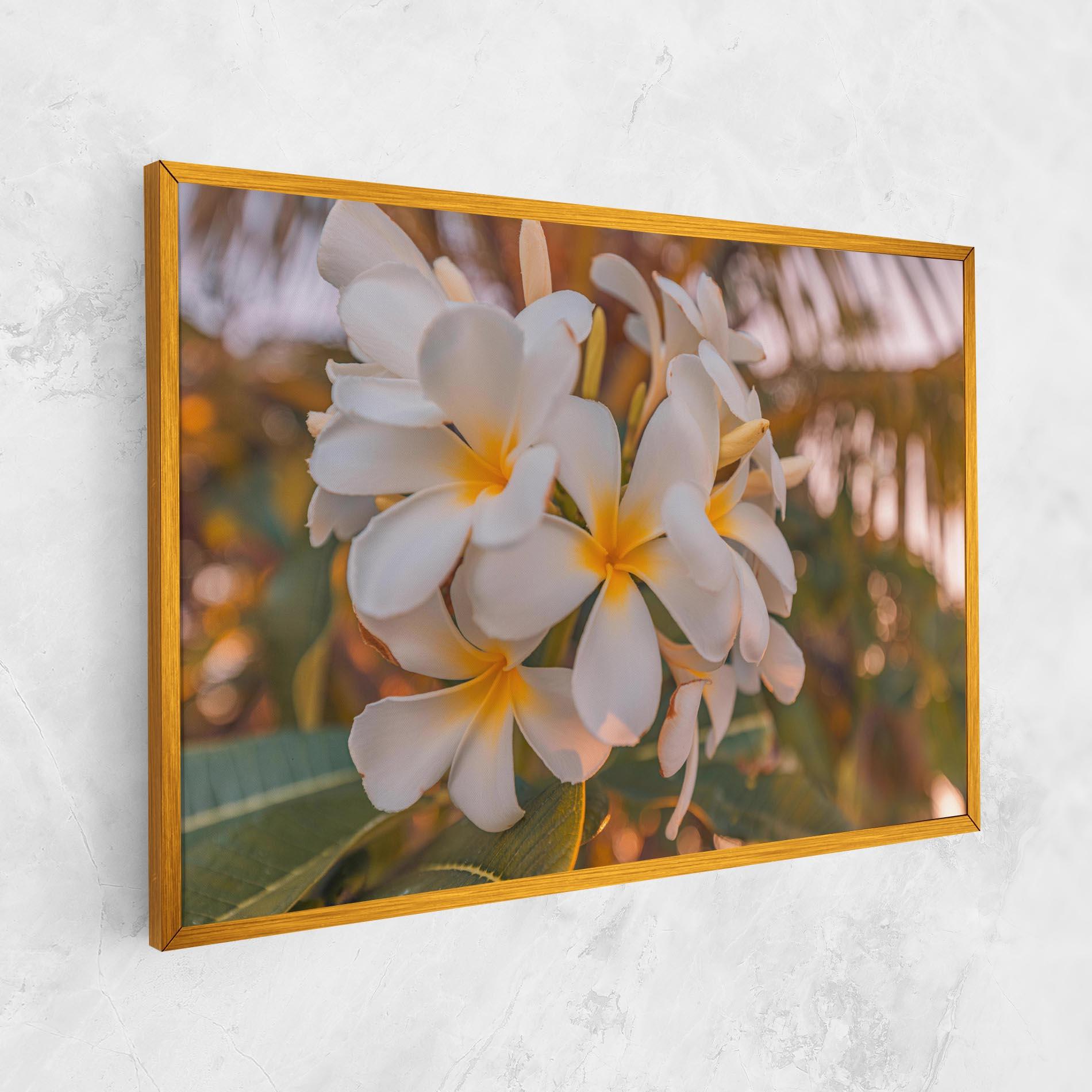 Tablou Canvas White Plumeria mockup 1