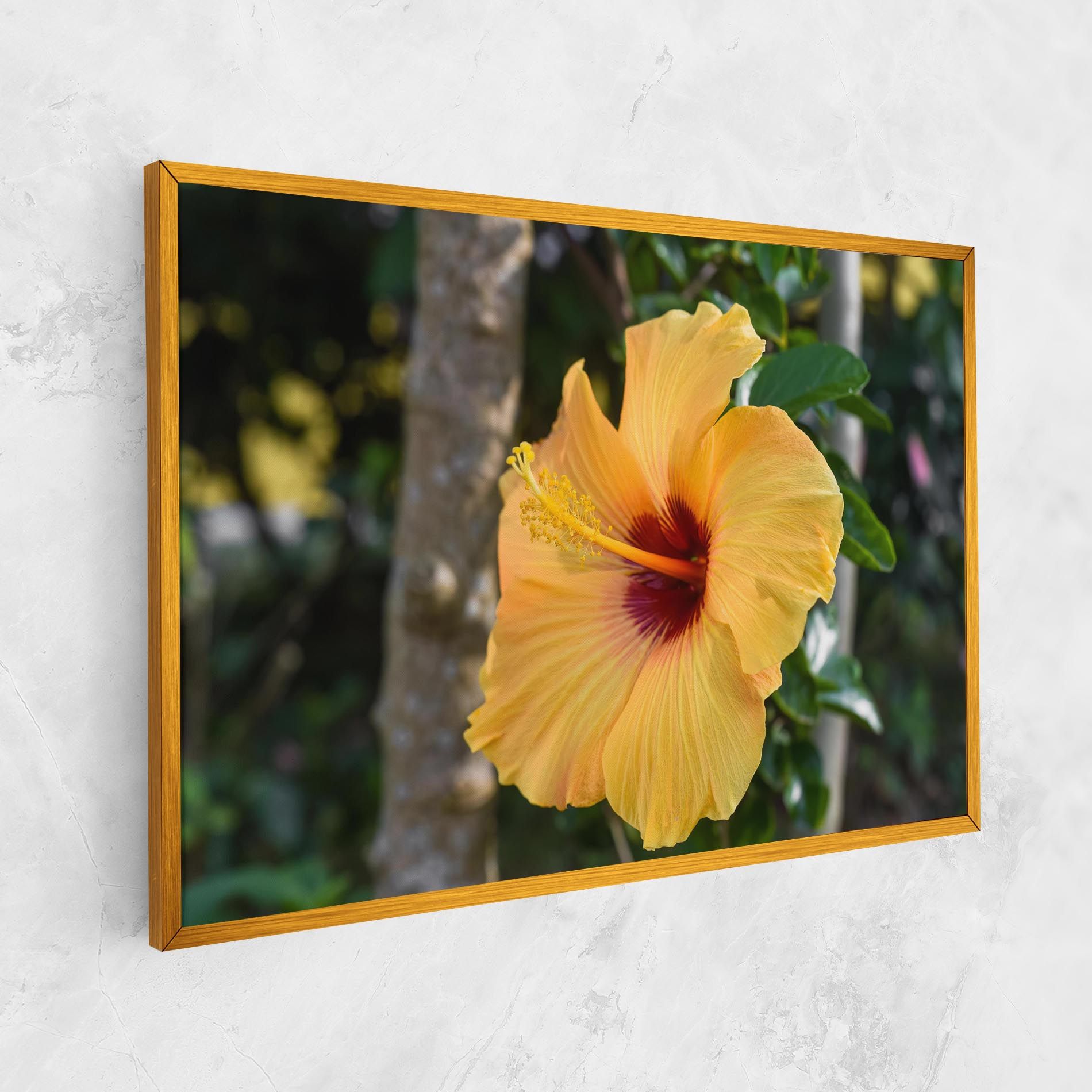 Yellow Hibiscus mockup 1