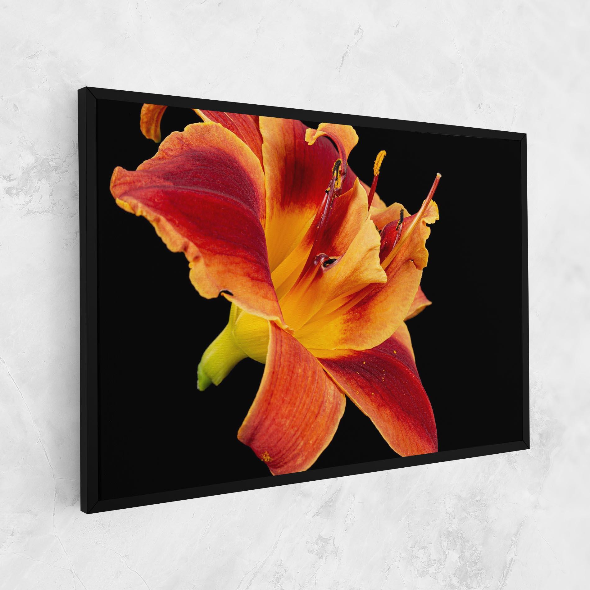 Tablou Canvas Exotic Orange Red mockup 1