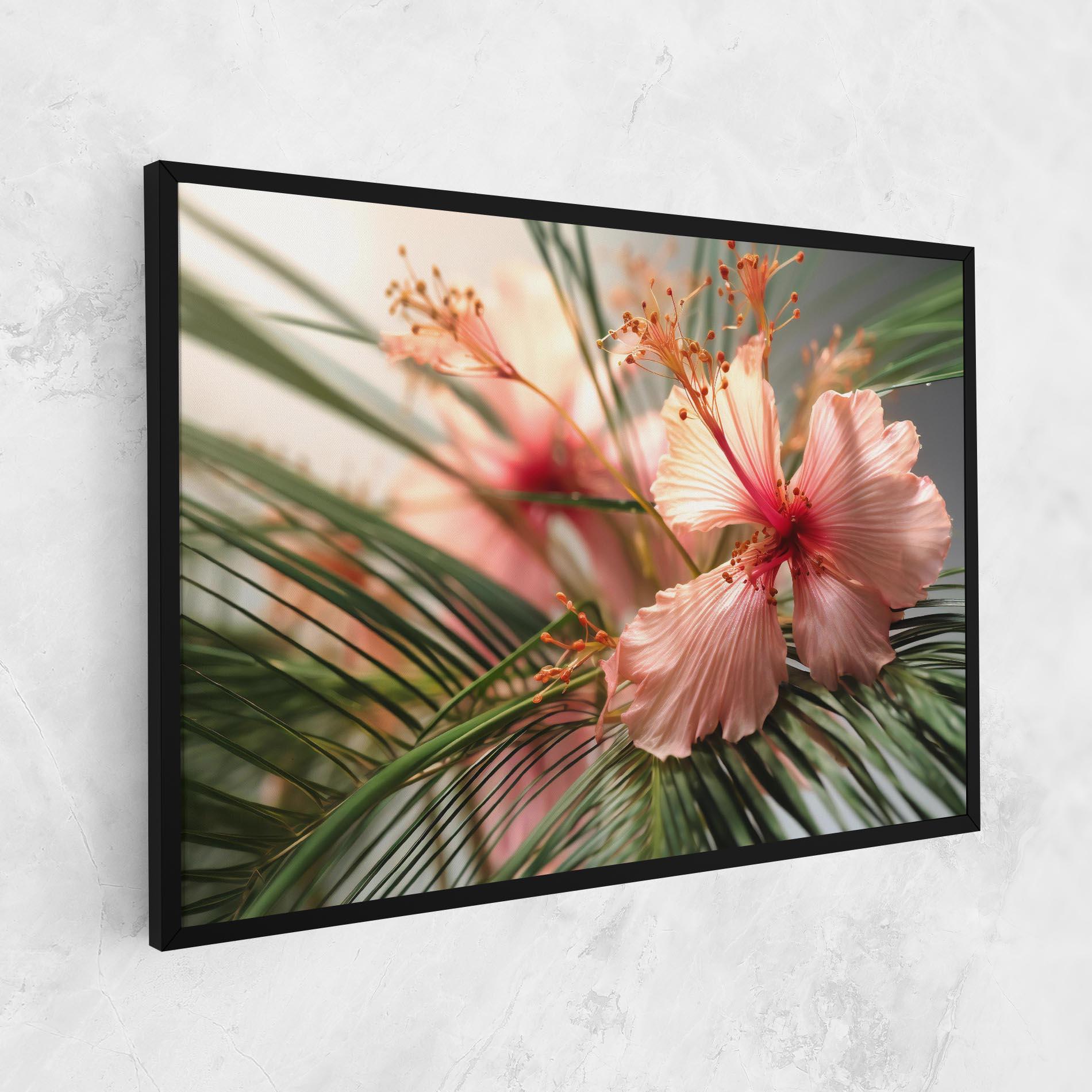 Tablou Canvas Sunset Exotic Flower mockup 1