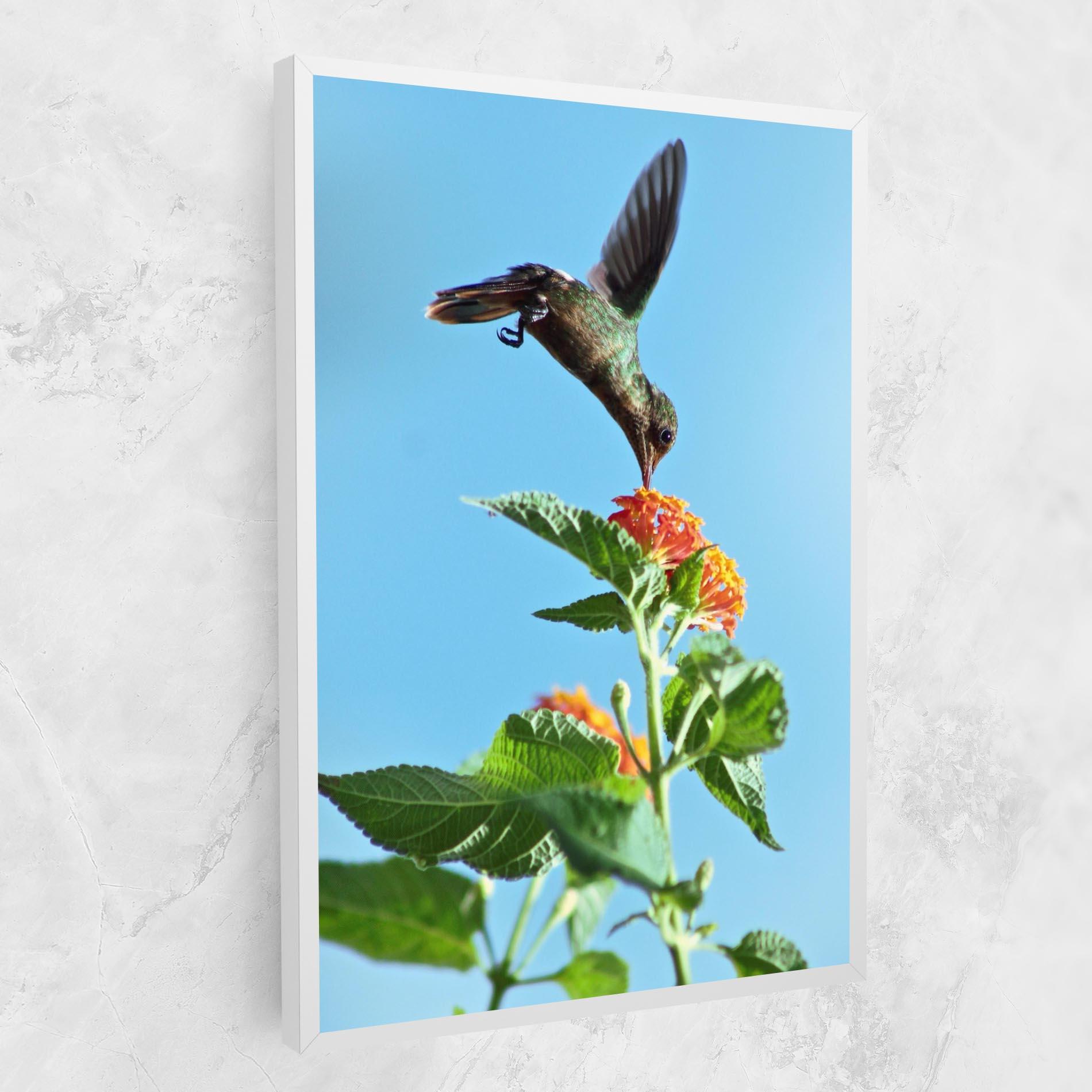 Tablou Canvas Bird Exotic Flower mockup 1