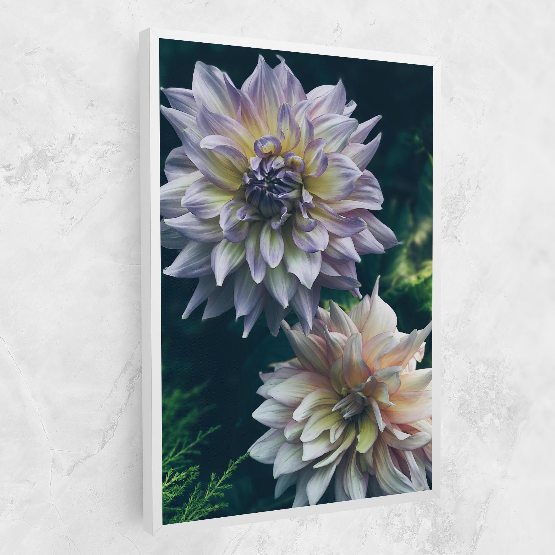 Tablou Canvas Dahlia Flowers mockup 1