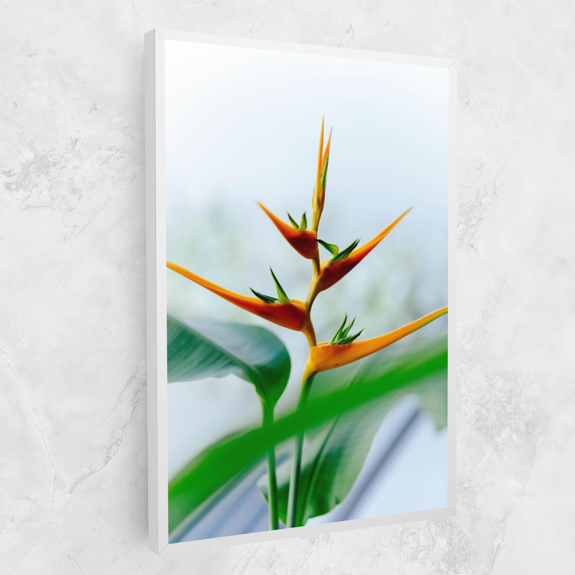 Tablou Canvas Exotic Orange Green mockup 1