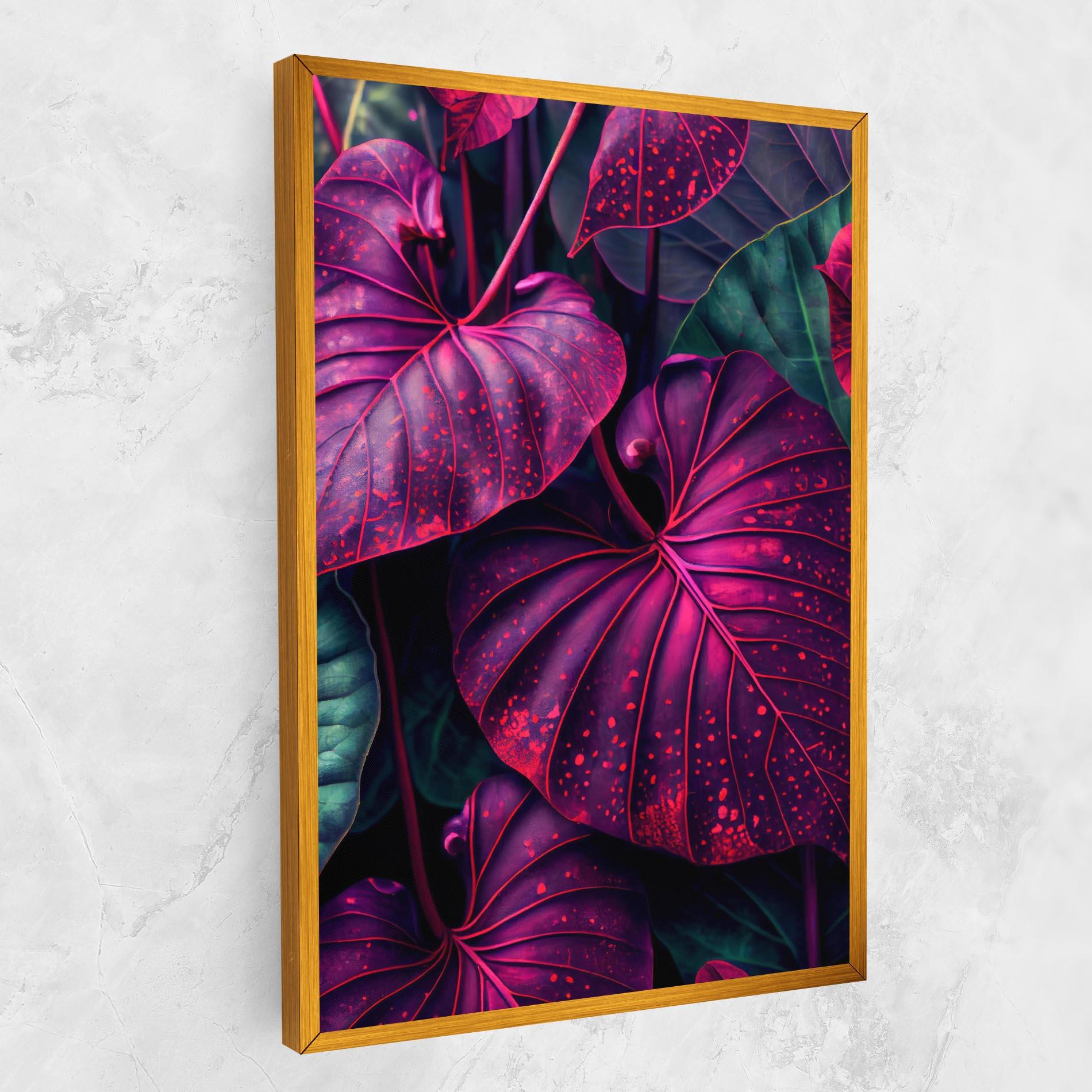 Tablou Canvas Big Purple Exotic mockup 1