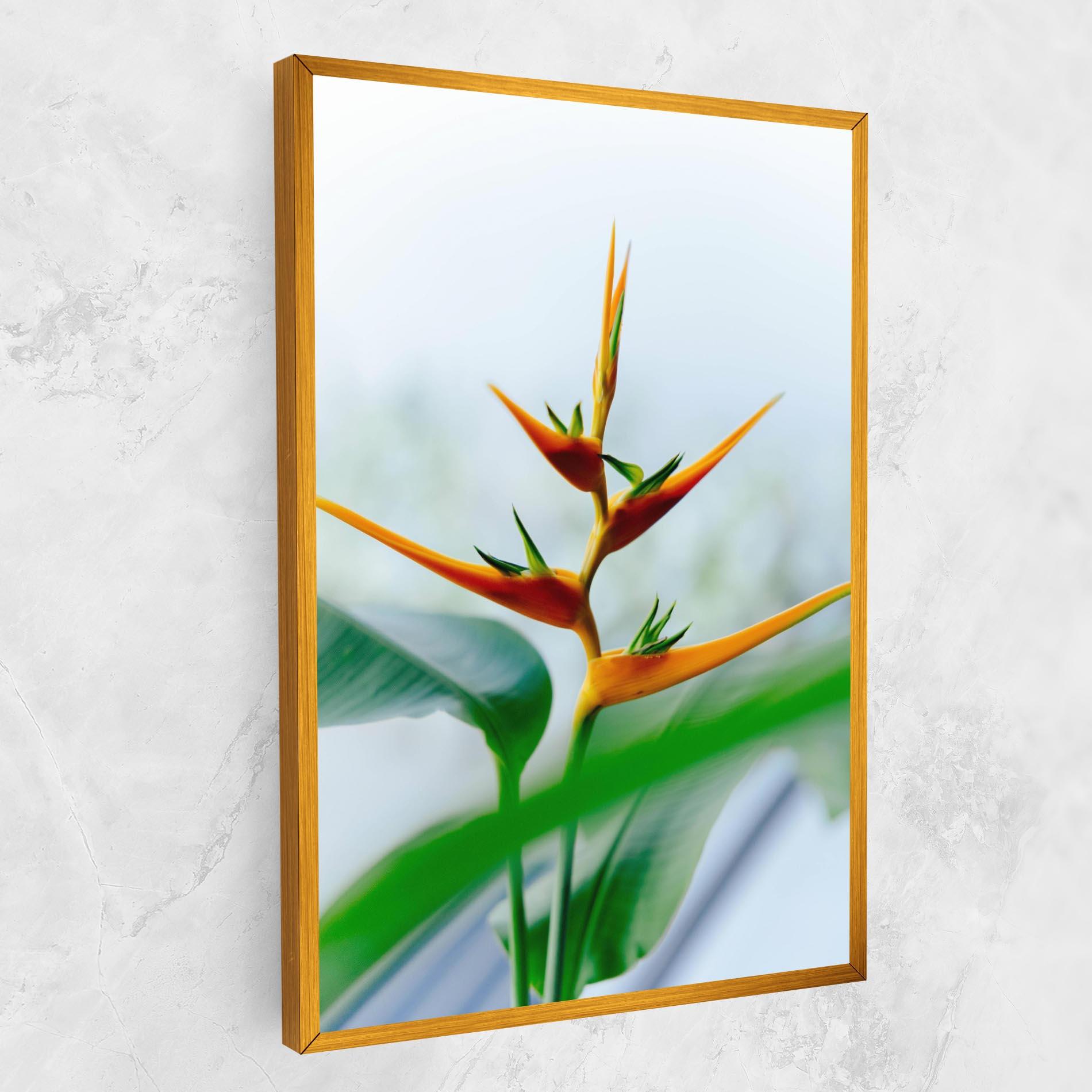 Tablou Canvas Exotic Orange Green mockup 1