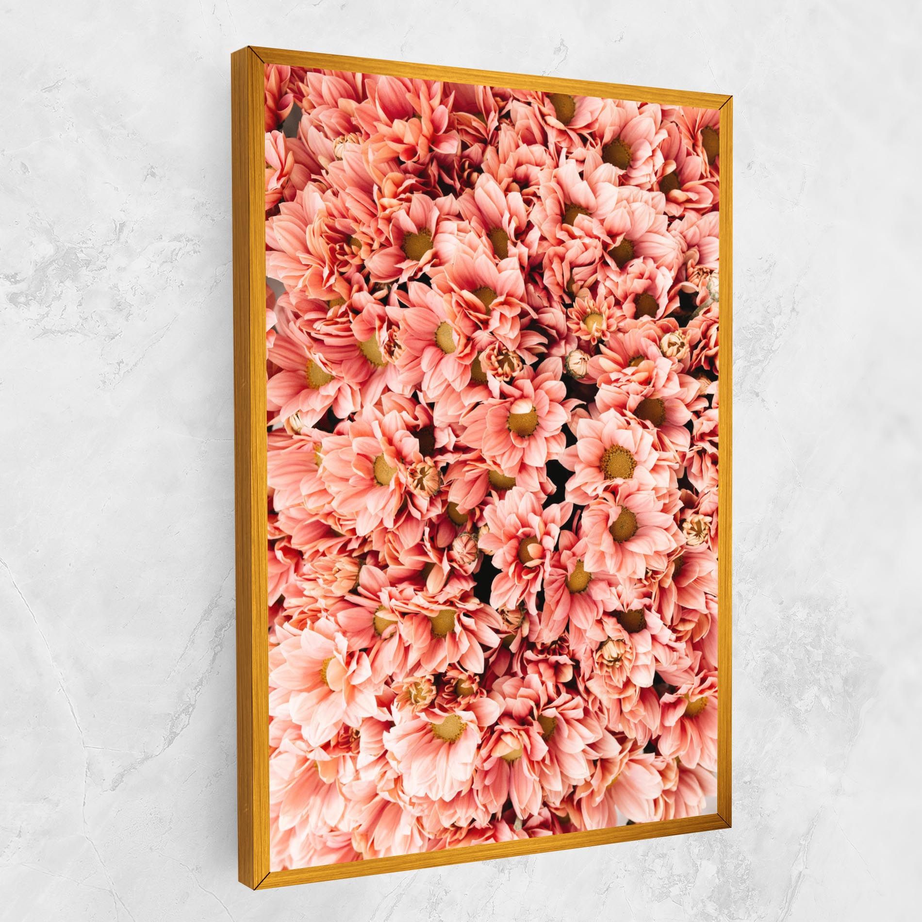 Pink Flowers Bouquet mockup 1
