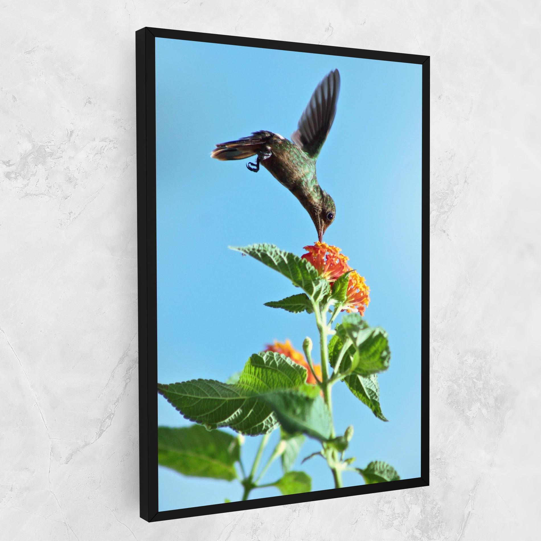 Tablou Canvas Bird Exotic Flower mockup 1