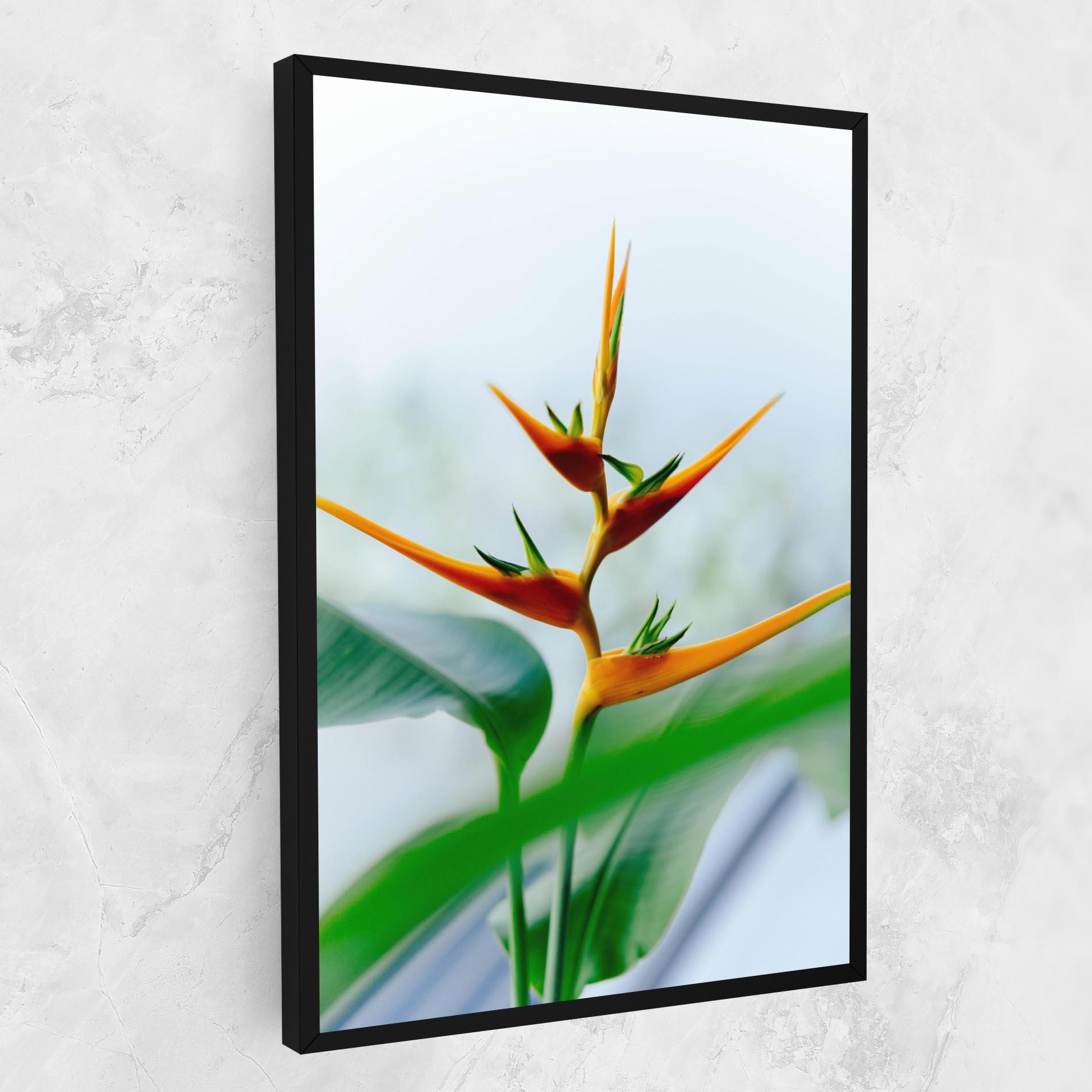 Tablou Canvas Exotic Orange Green mockup 1