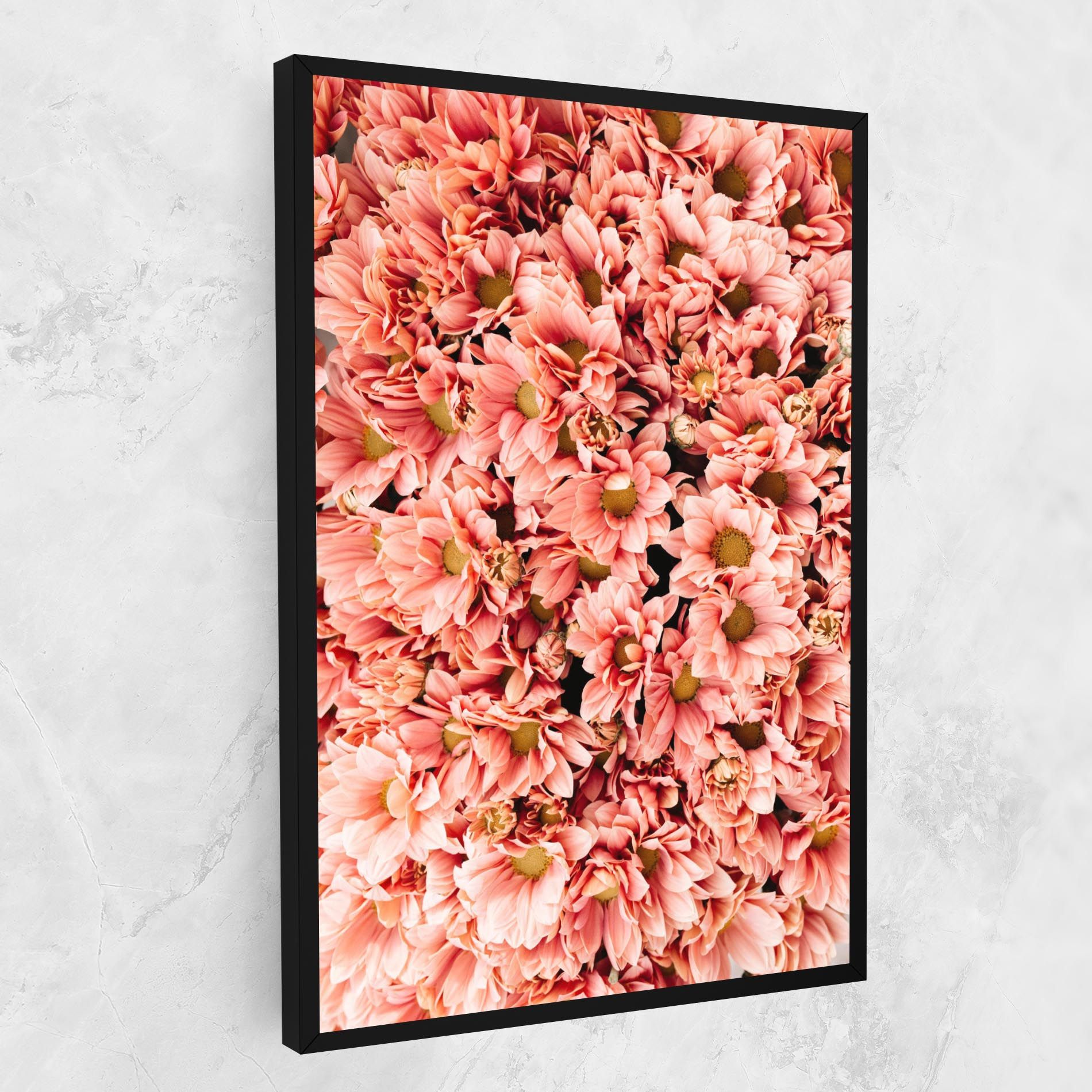 Pink Flowers Bouquet mockup 1