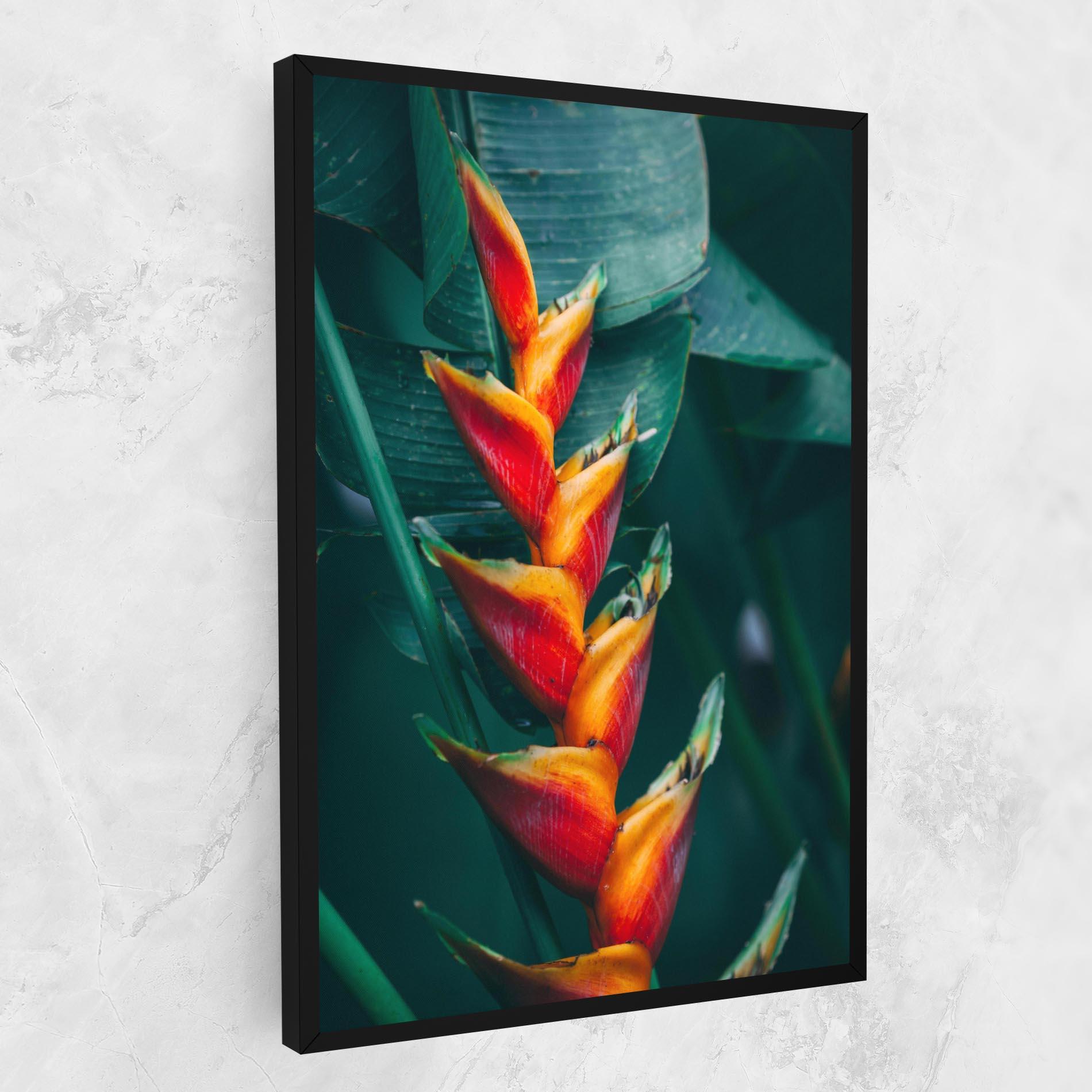 Tablou Canvas Red Orange Exotic mockup 1