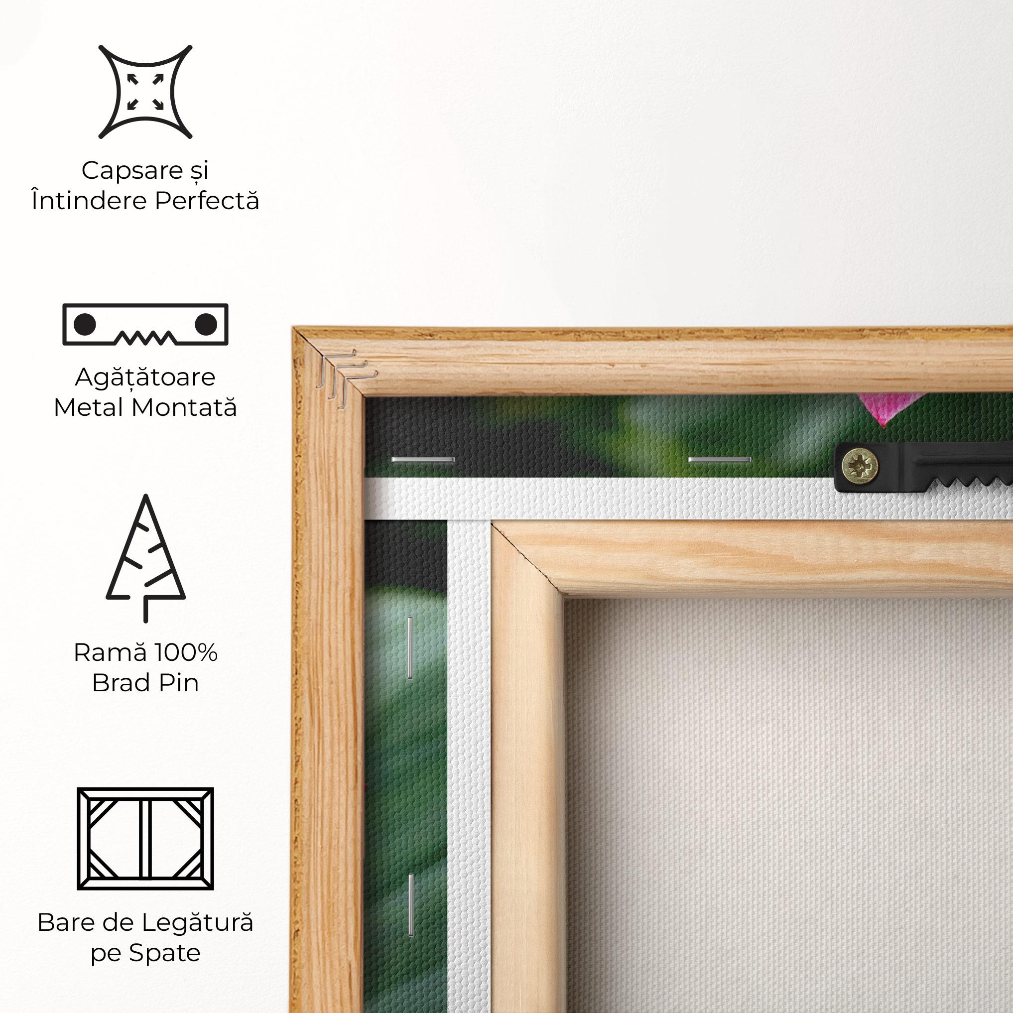 Tablou Canvas Beautiful Pink Exotic mockup 5