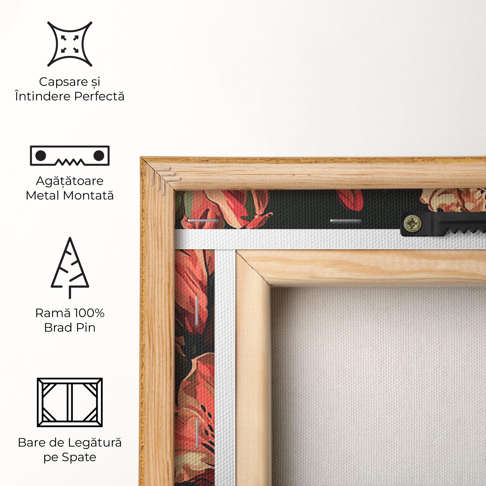 Tablou Canvas Cream Exotic Art mockup 5