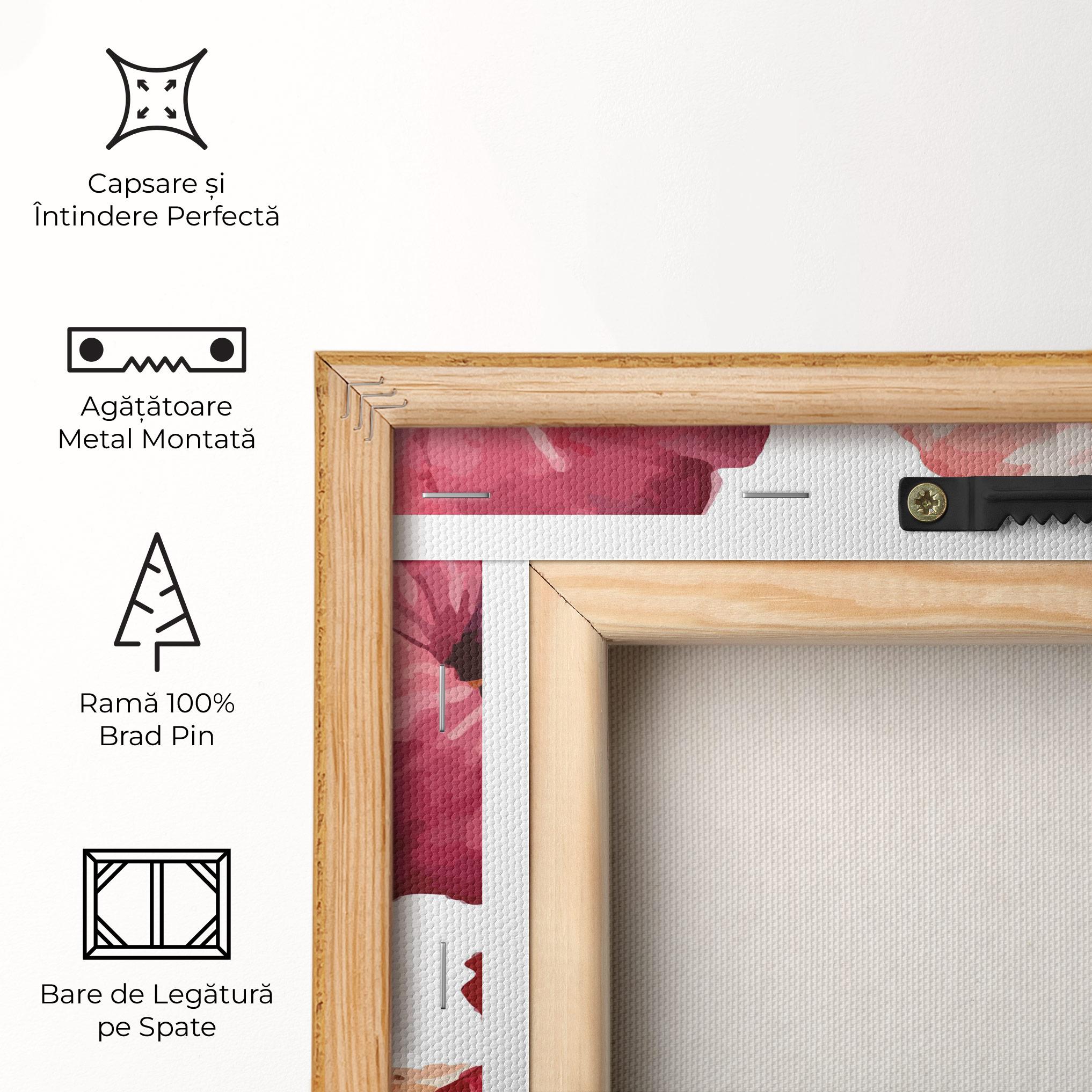 Tablou Canvas Exotic Flower Paint mockup 5