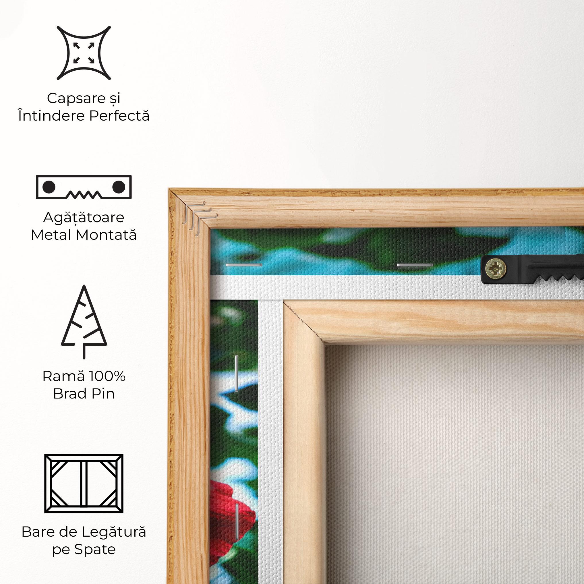 Tablou Canvas Red Exotic Plant mockup 5