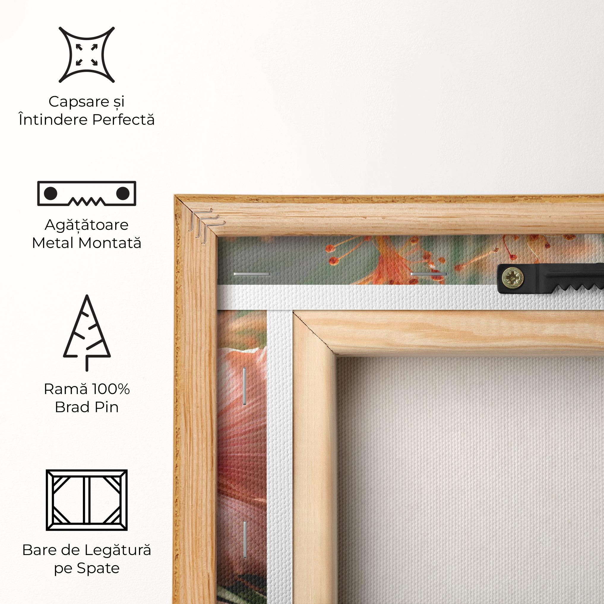 Tablou Canvas Sunset Exotic Flower mockup 5