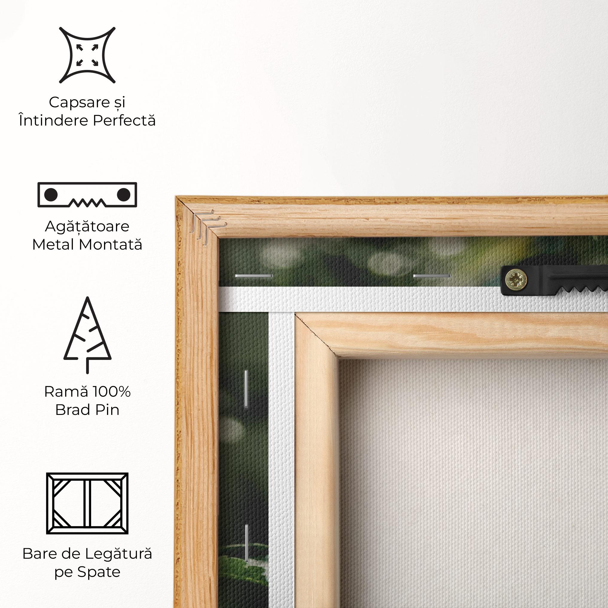 Tablou Canvas Yellow Pretty Exotic mockup 5