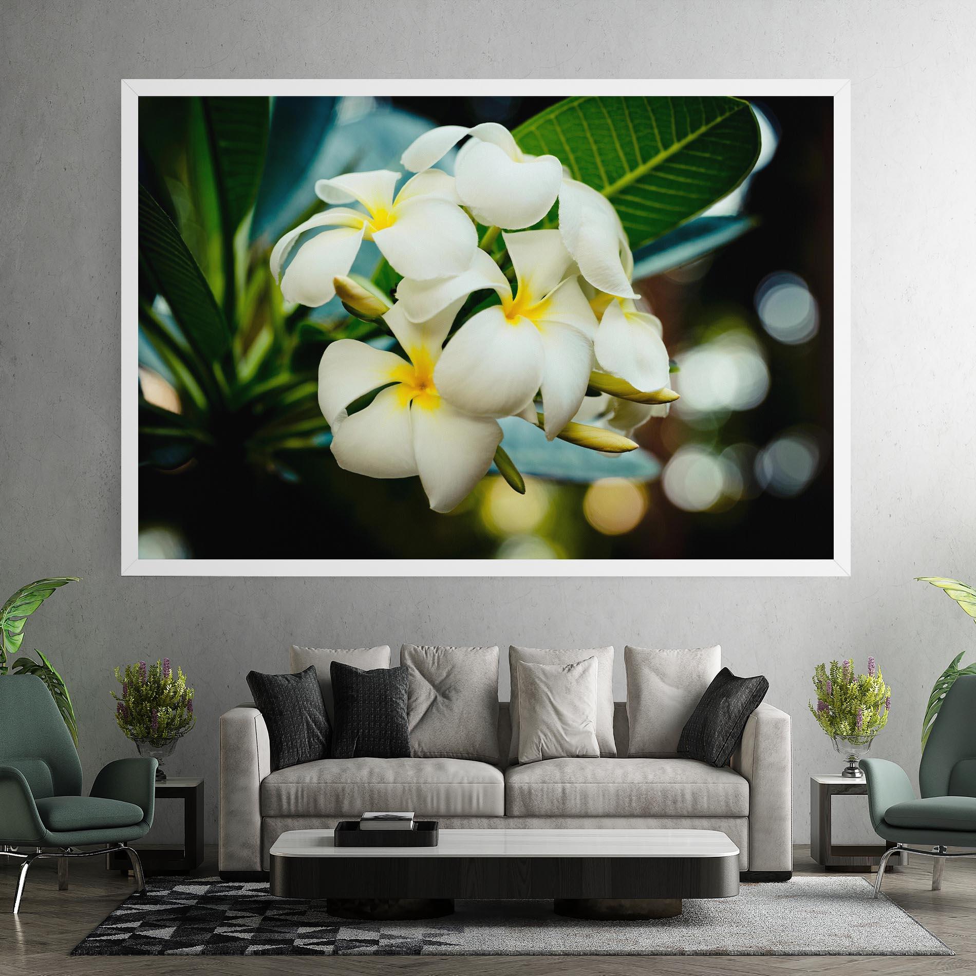 Tablou Canvas Beautiful White Exotic mockup 7