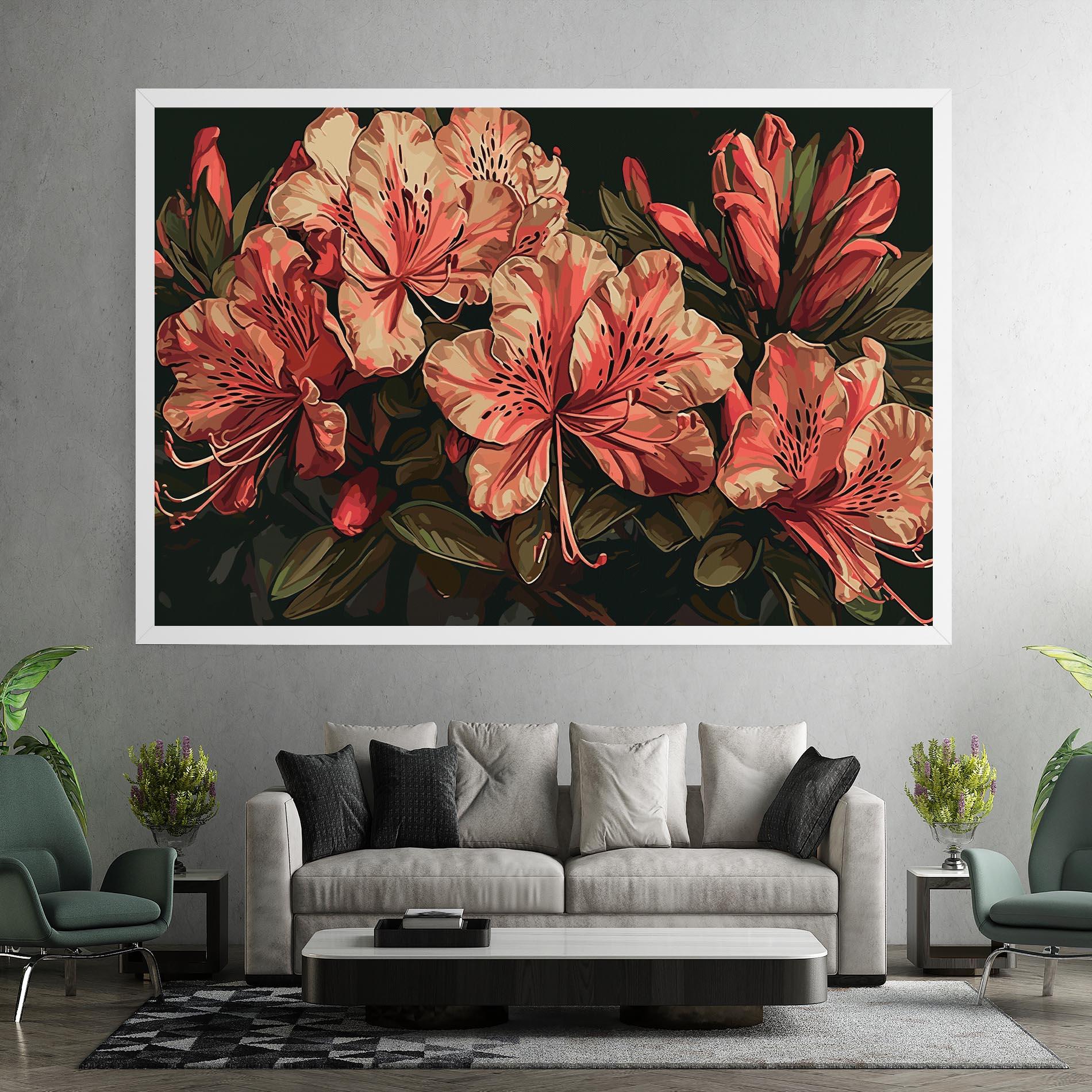 Tablou Canvas Cream Exotic Art mockup 7